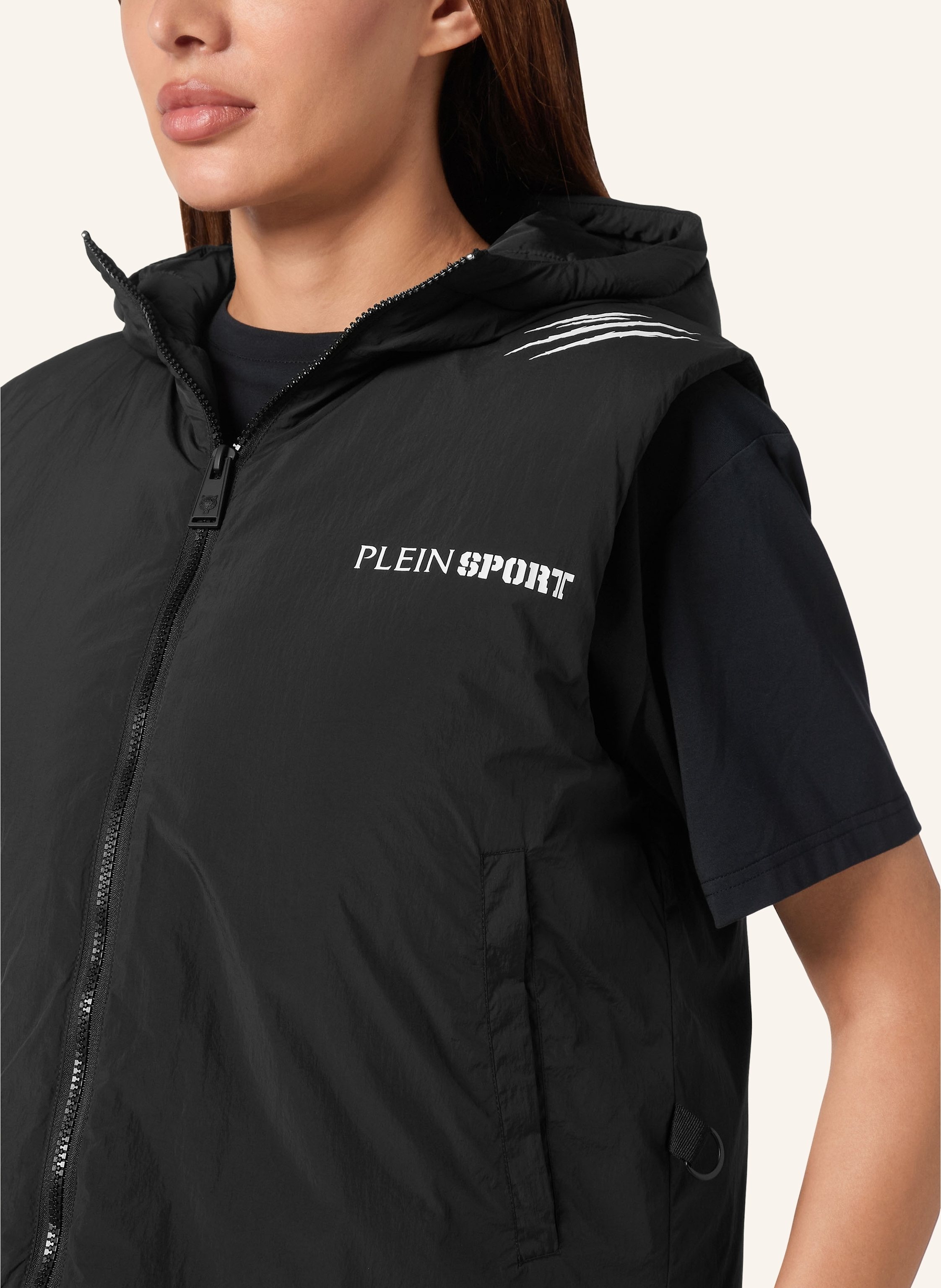 Thumbnail - Plein Sport Outdoorjacke Scratch schwarz