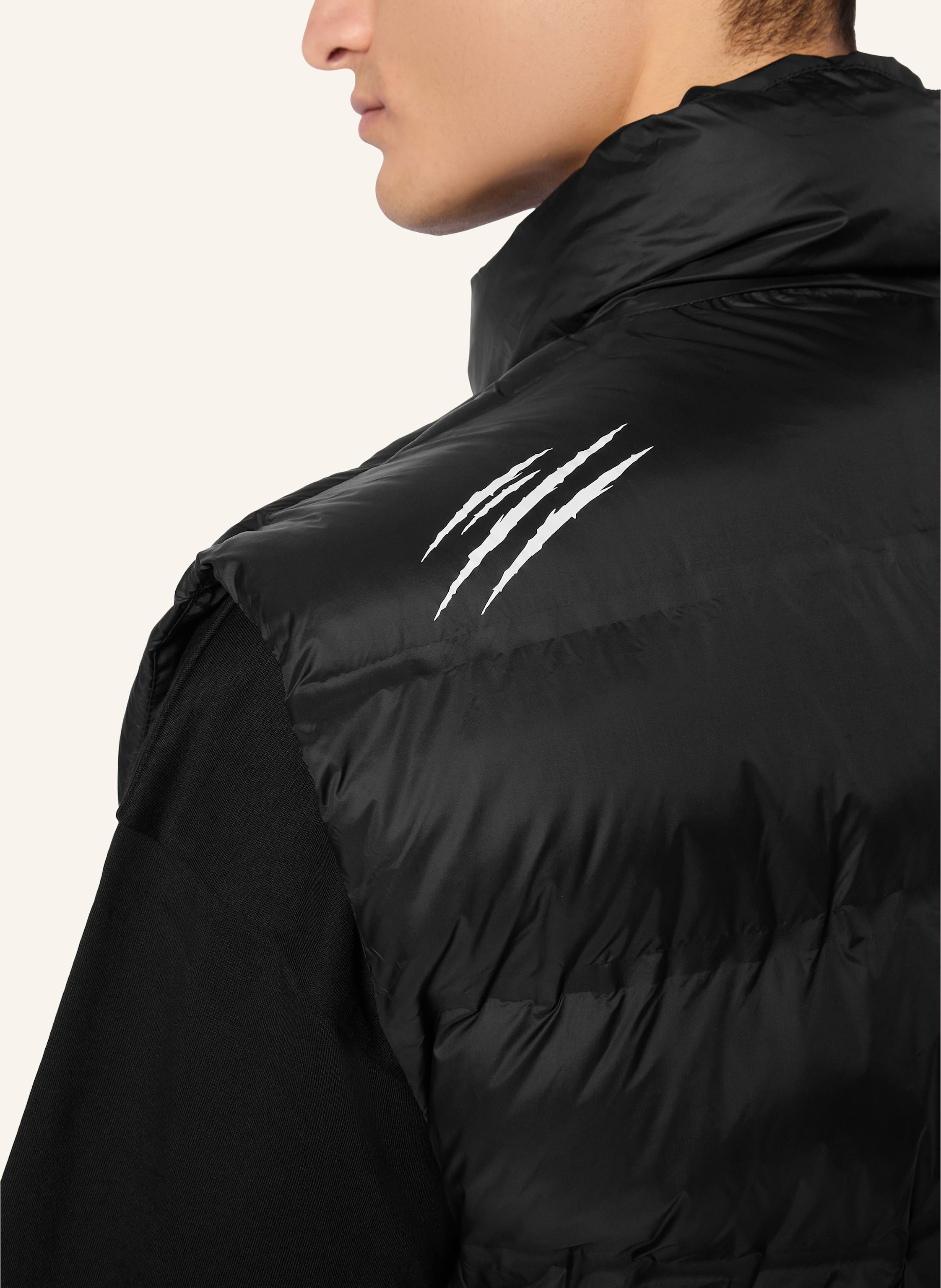 Thumbnail - Plein Sport Daunenweste Scratch schwarz