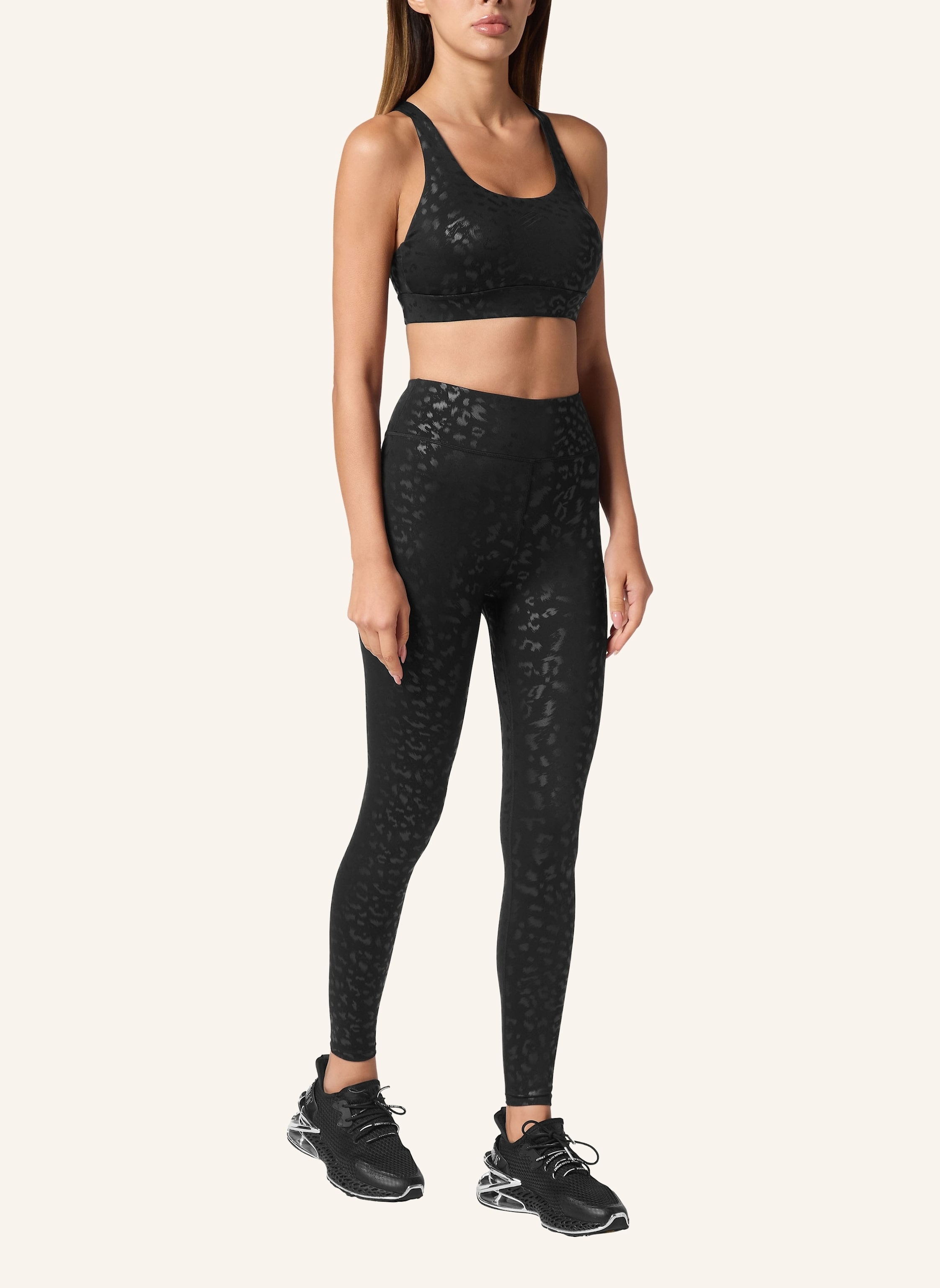 Thumbnail - Plein Sport Sport Bh Leopard schwarz
