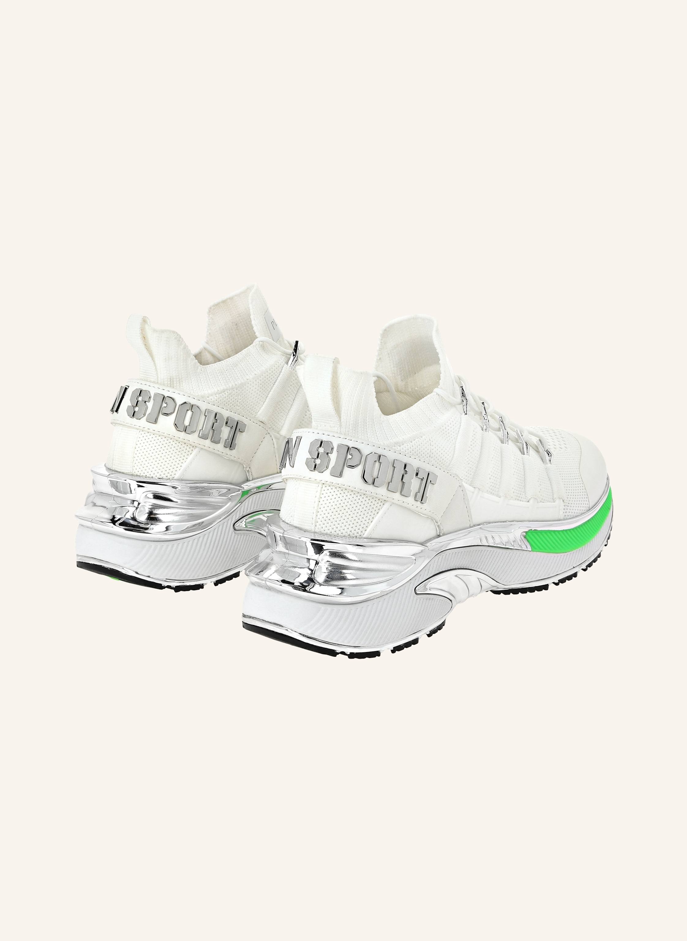 Thumbnail - Plein Sport Runner Sneaker Chrome Surfer weiss