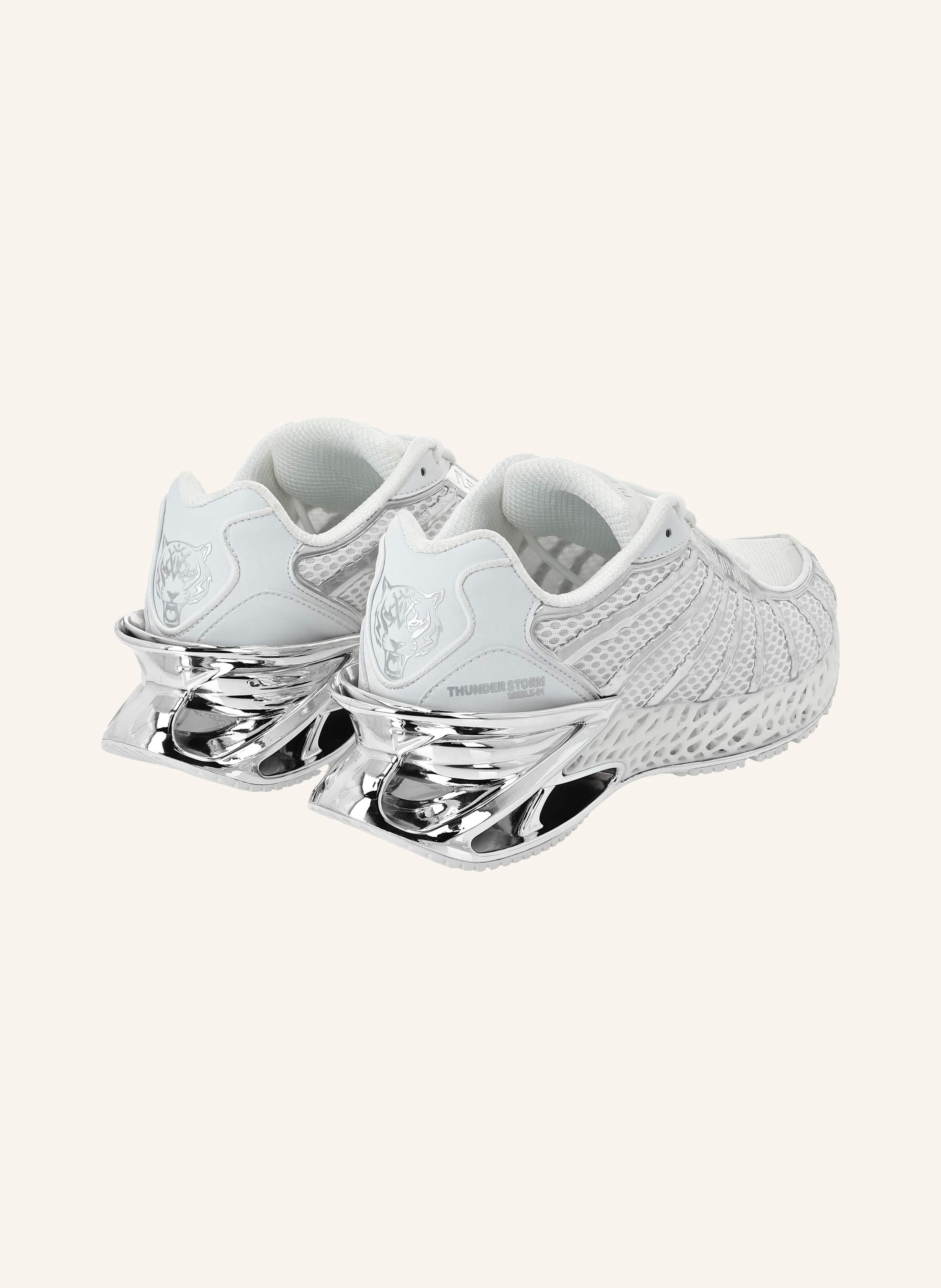 Thumbnail - Plein Sport Runner Sneaker Thunderstorm Genx 01 weiss