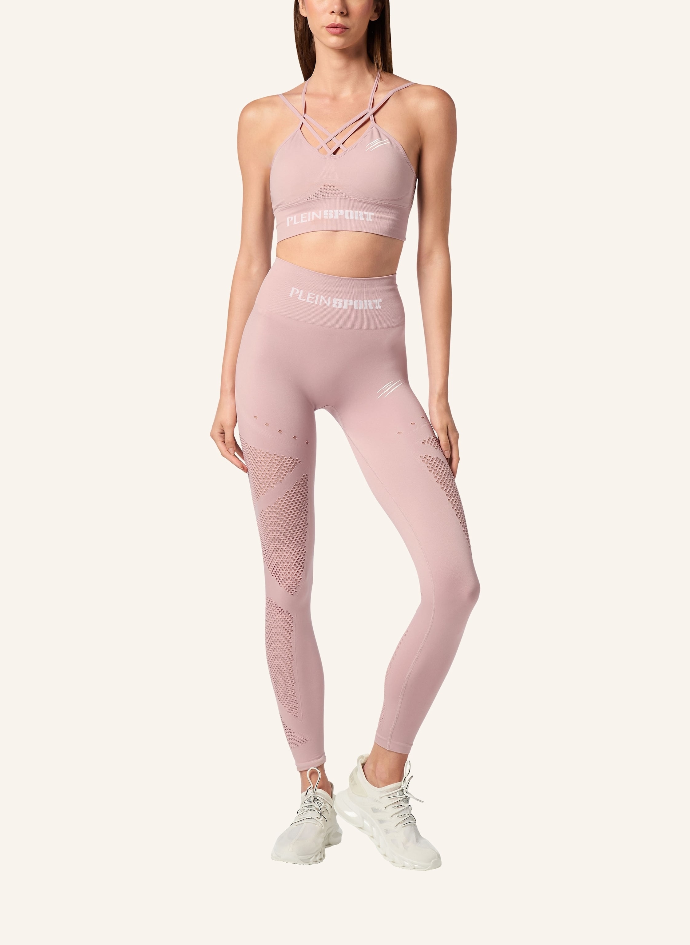 Thumbnail - Plein Sport Jogging-Leggings rosa