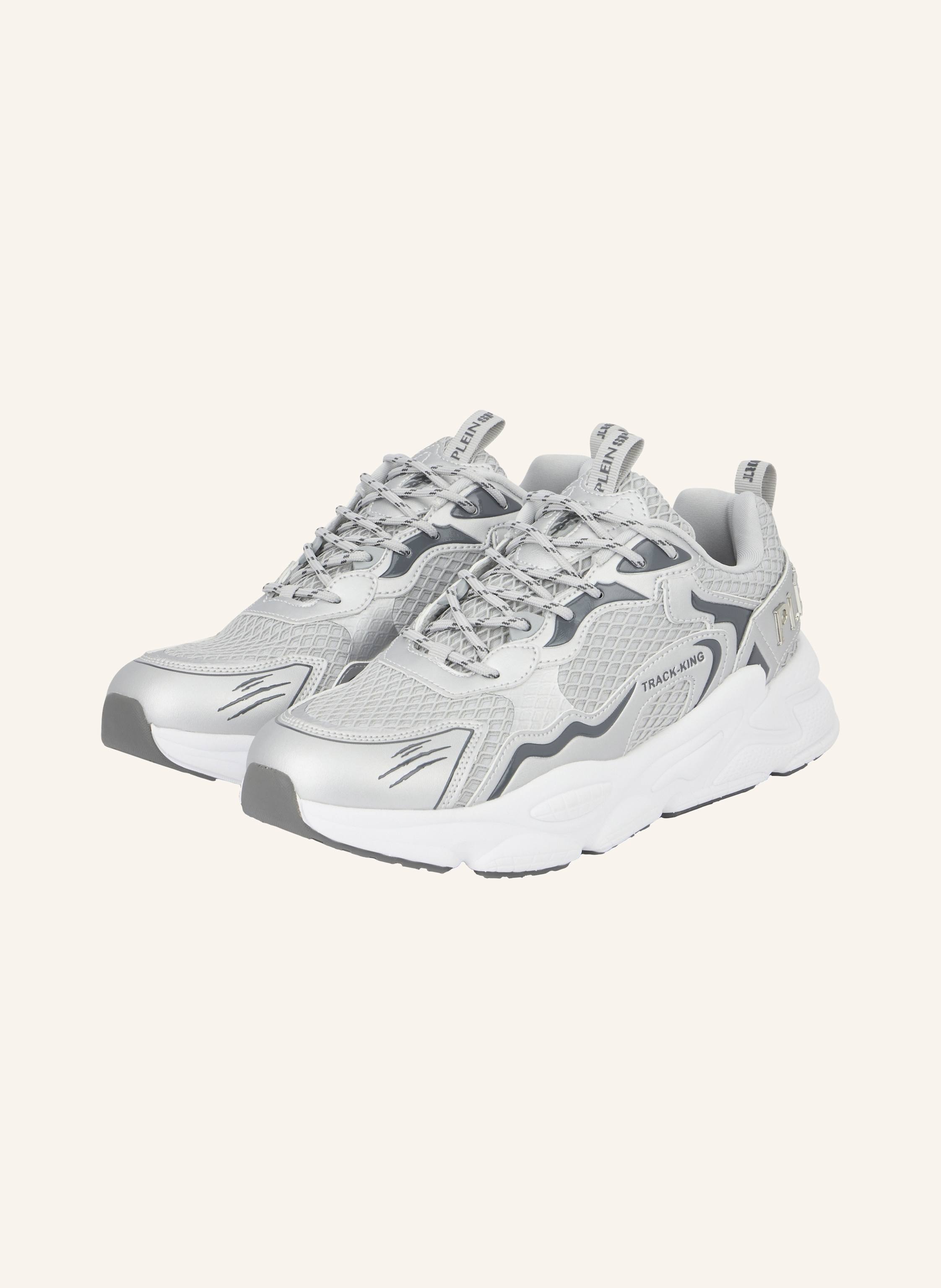 Plein Sport Low-Top-Sneaker silber