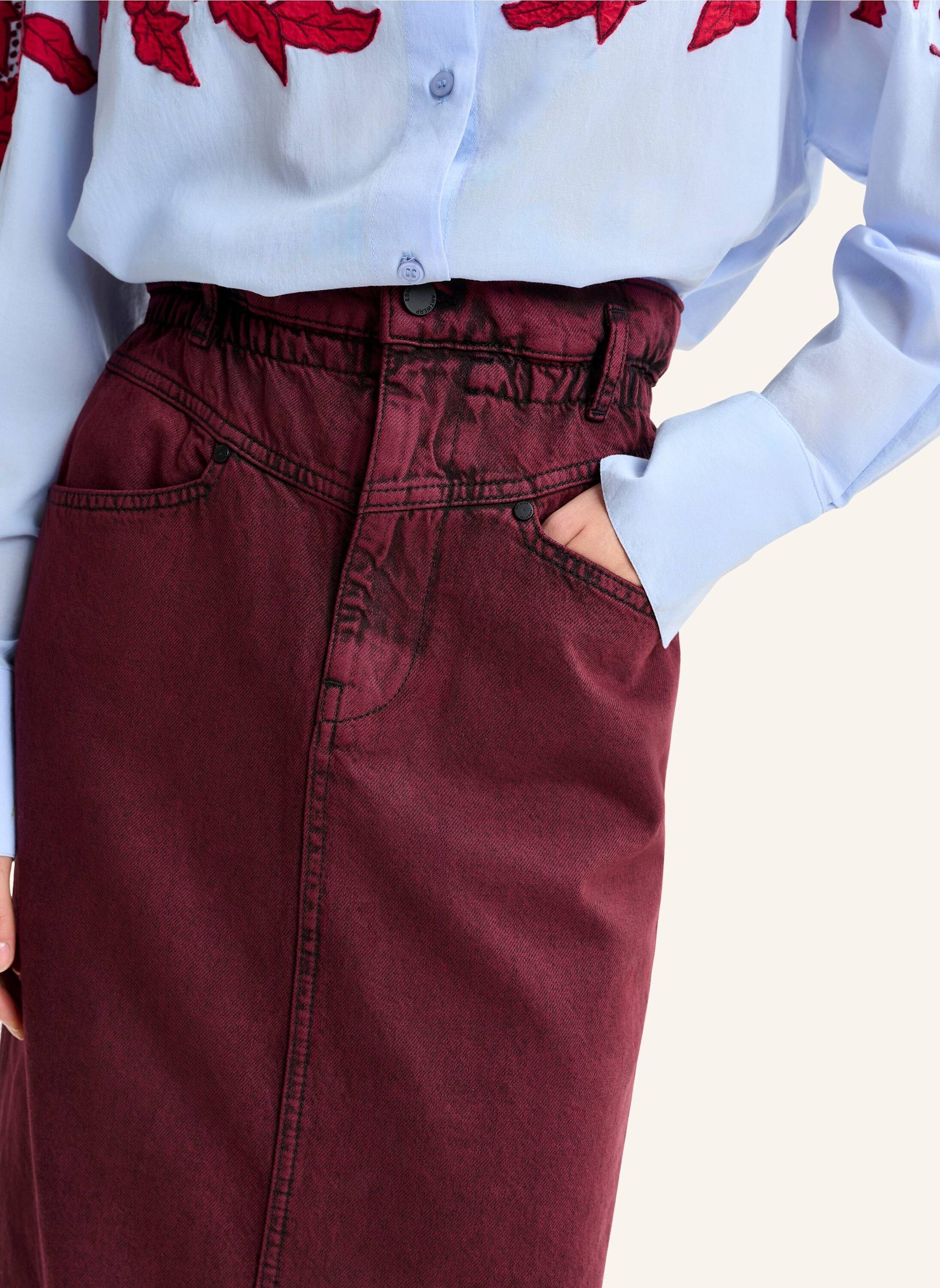 Thumbnail - Essentiel Antwerp Bleistiftrock Inclusive rot