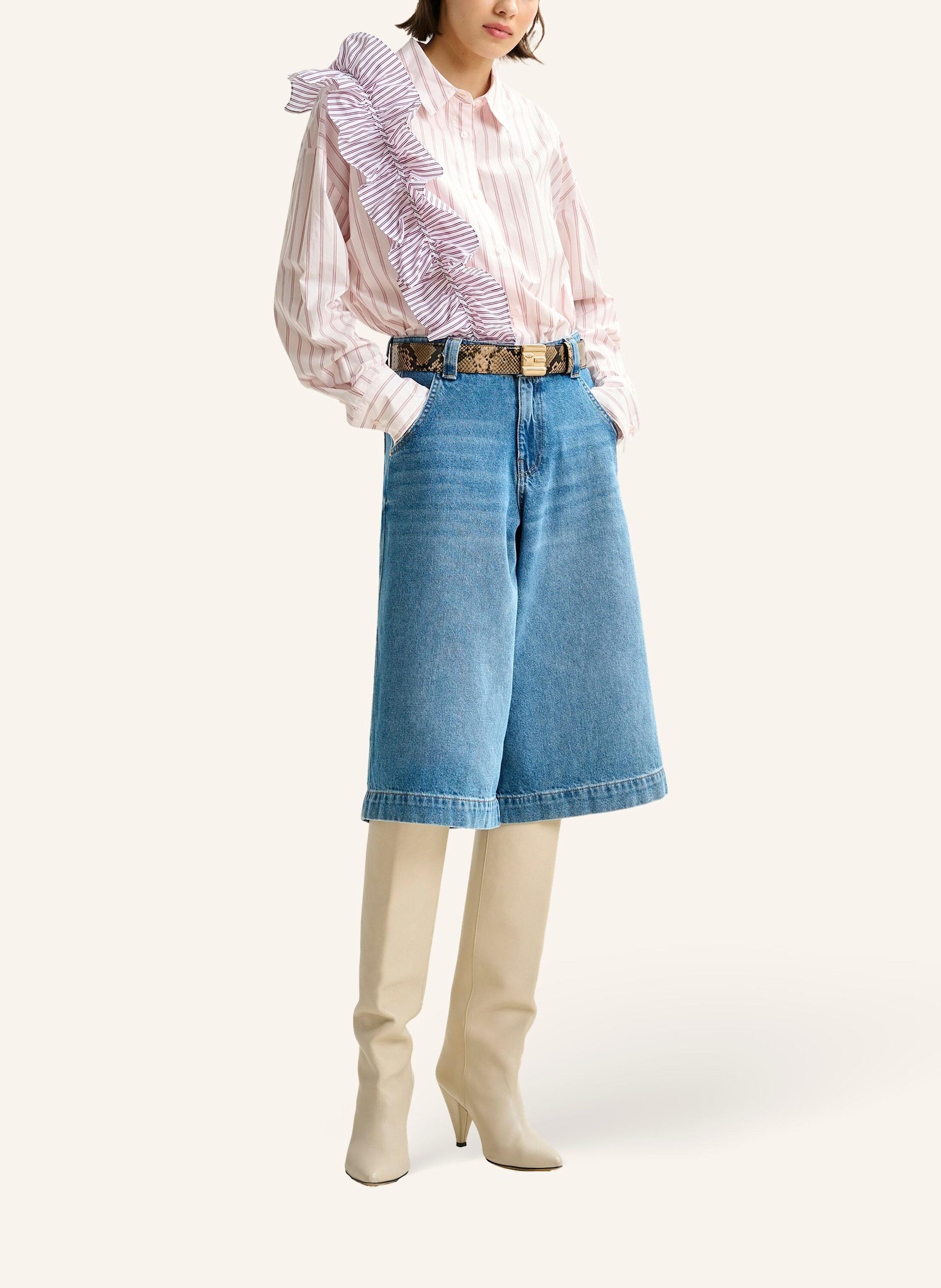 Thumbnail - Essentiel Antwerp Hemdbluse Ibody Mit Rüschen rot