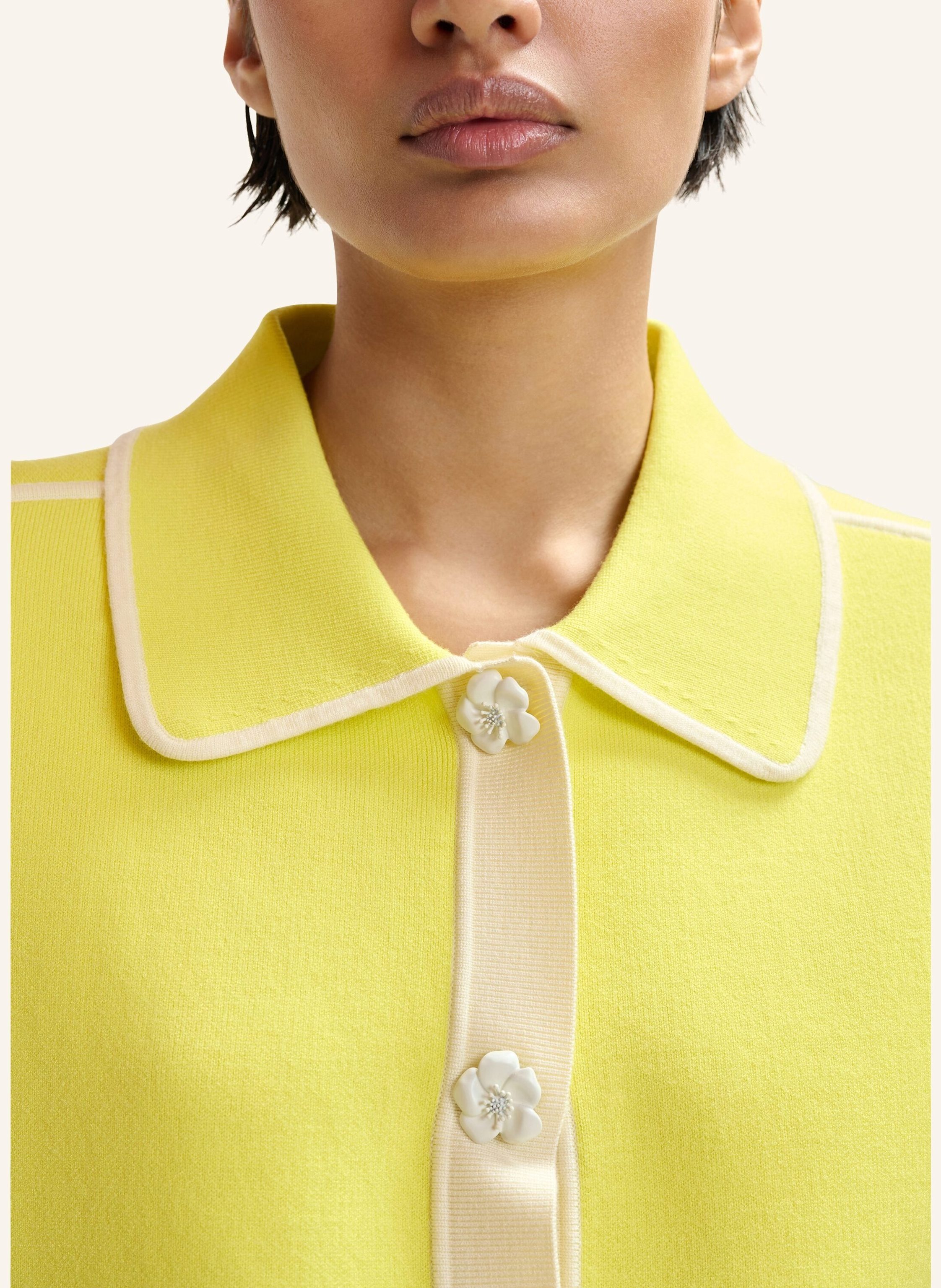 Thumbnail - Essentiel Antwerp Strickjacke Jugly gelb