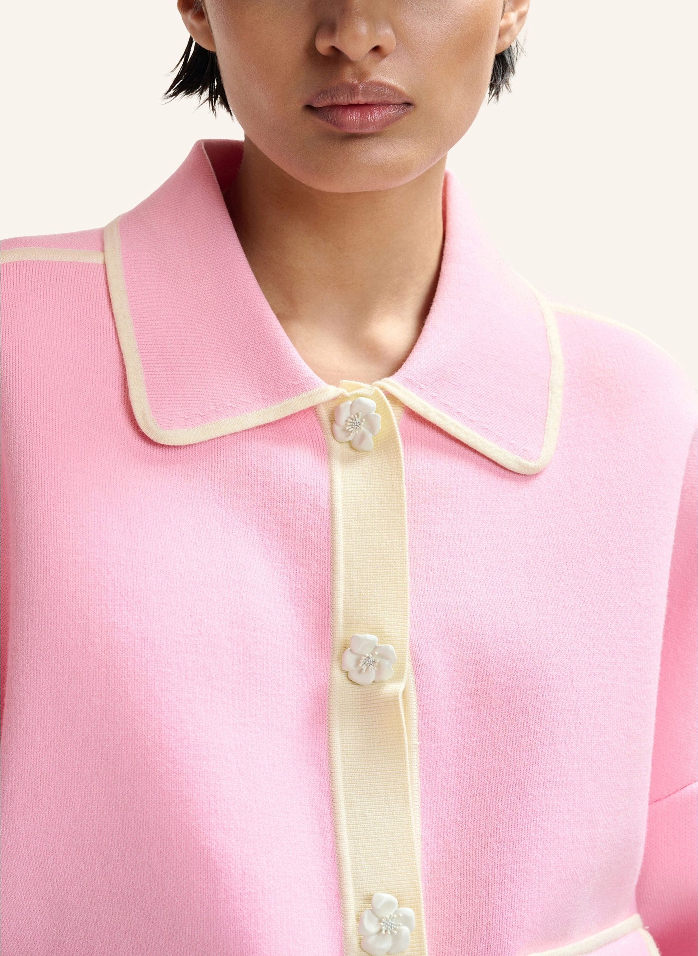 Thumbnail - Essentiel Antwerp Strickjacke Jugly rosa