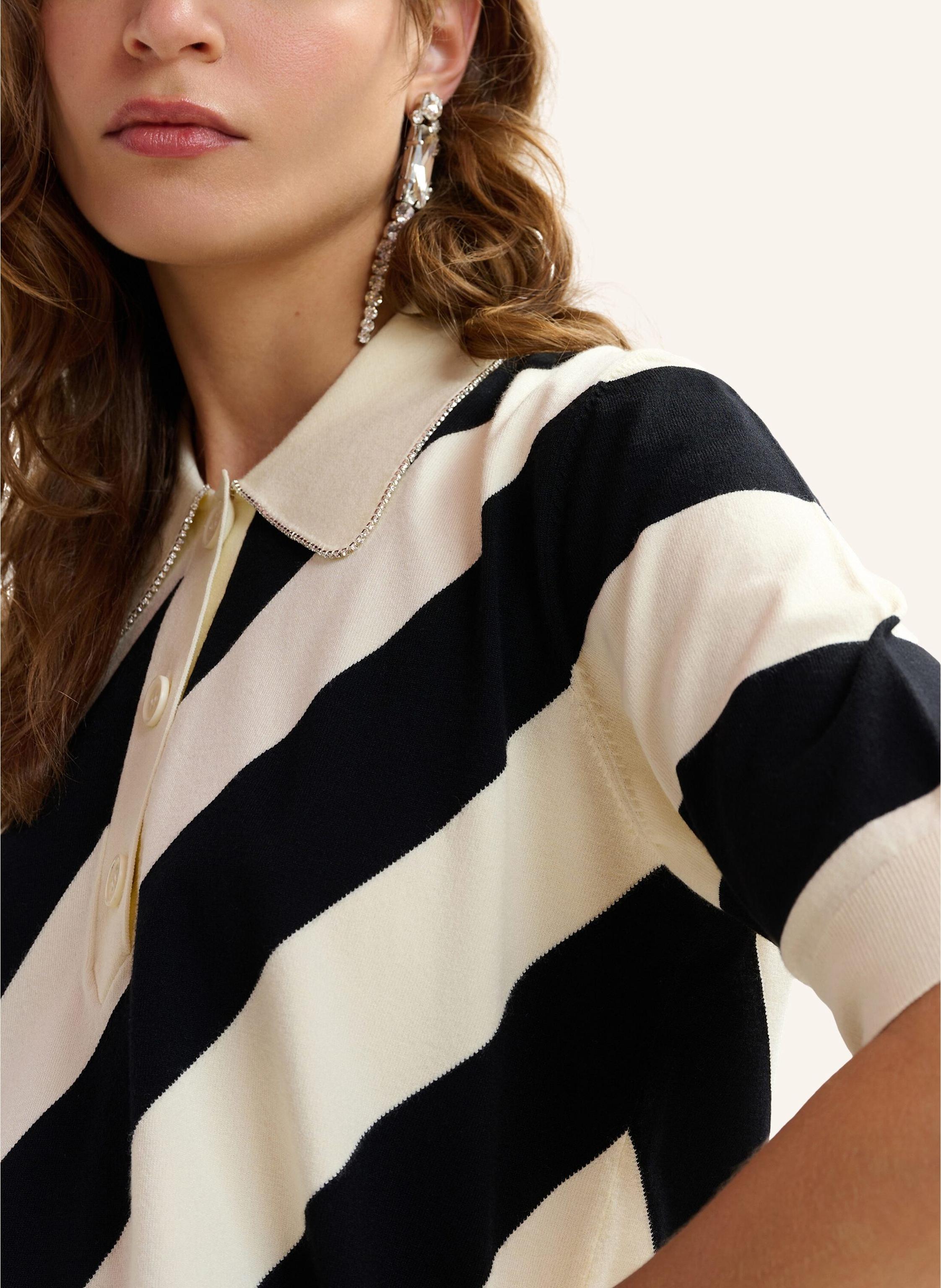 Thumbnail - Essentiel Antwerp Strickpolo Joram schwarz