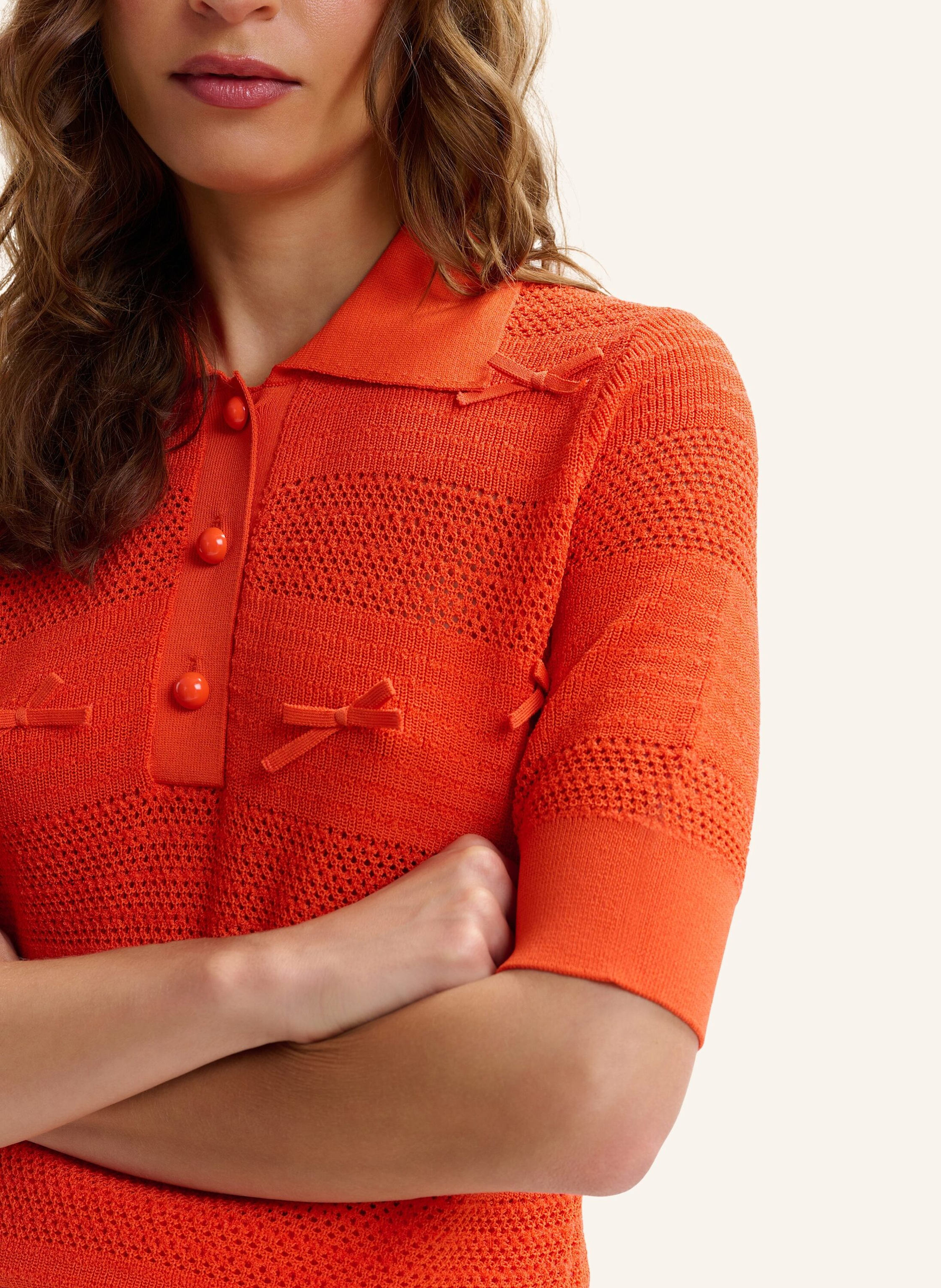 Thumbnail - Essentiel Antwerp Strickpolo Jarts rot