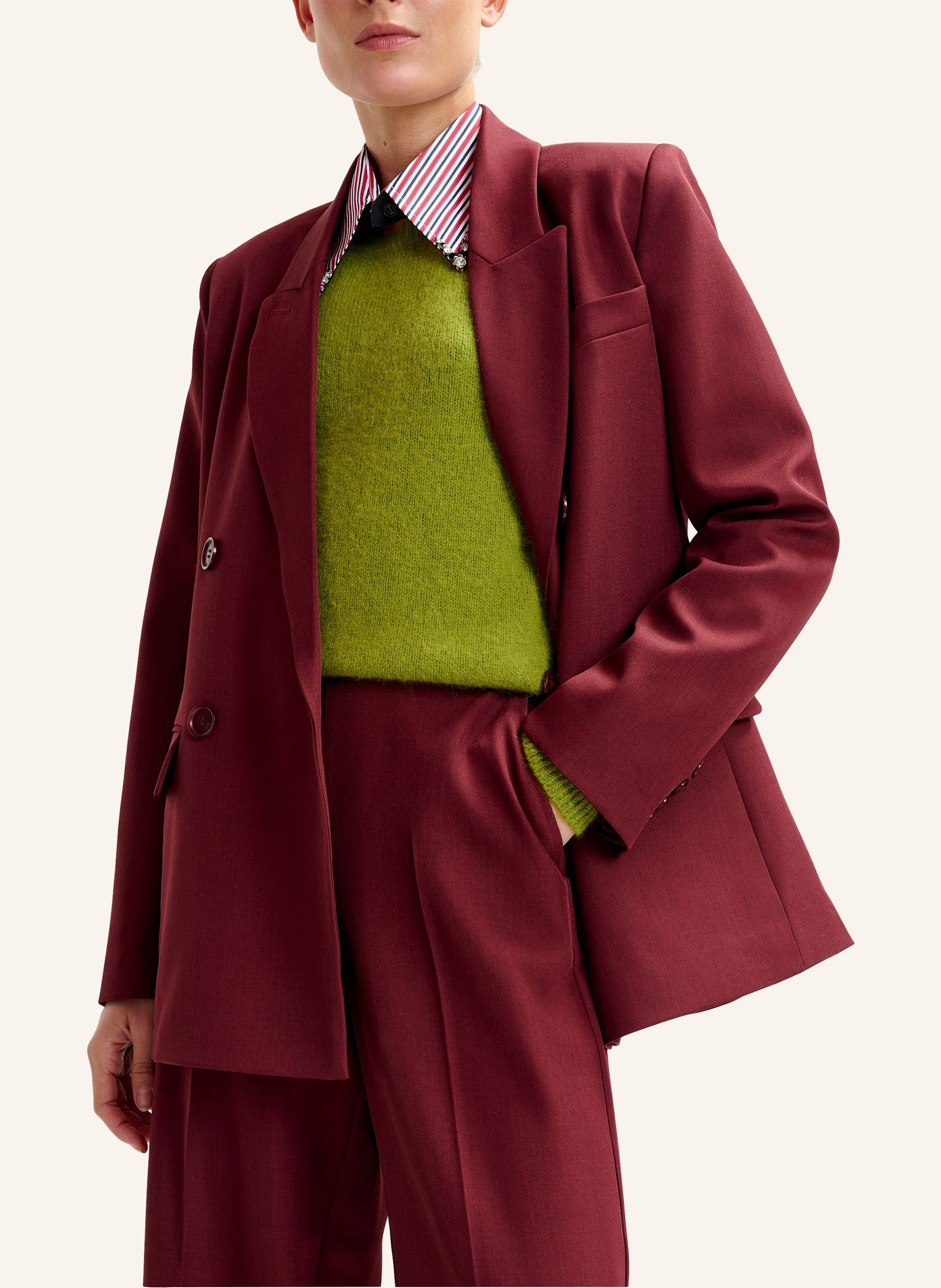 Thumbnail - Essentiel Antwerp Blazer Imure rot