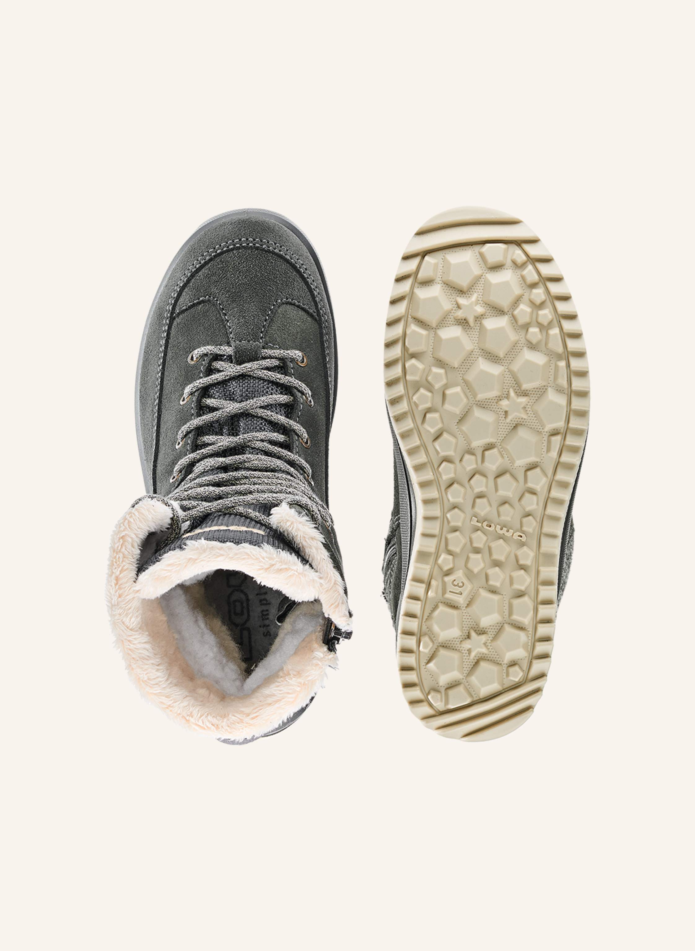 Thumbnail - Lowa Outdoor-Schuhe Bianca Gtx Hi Jr grau