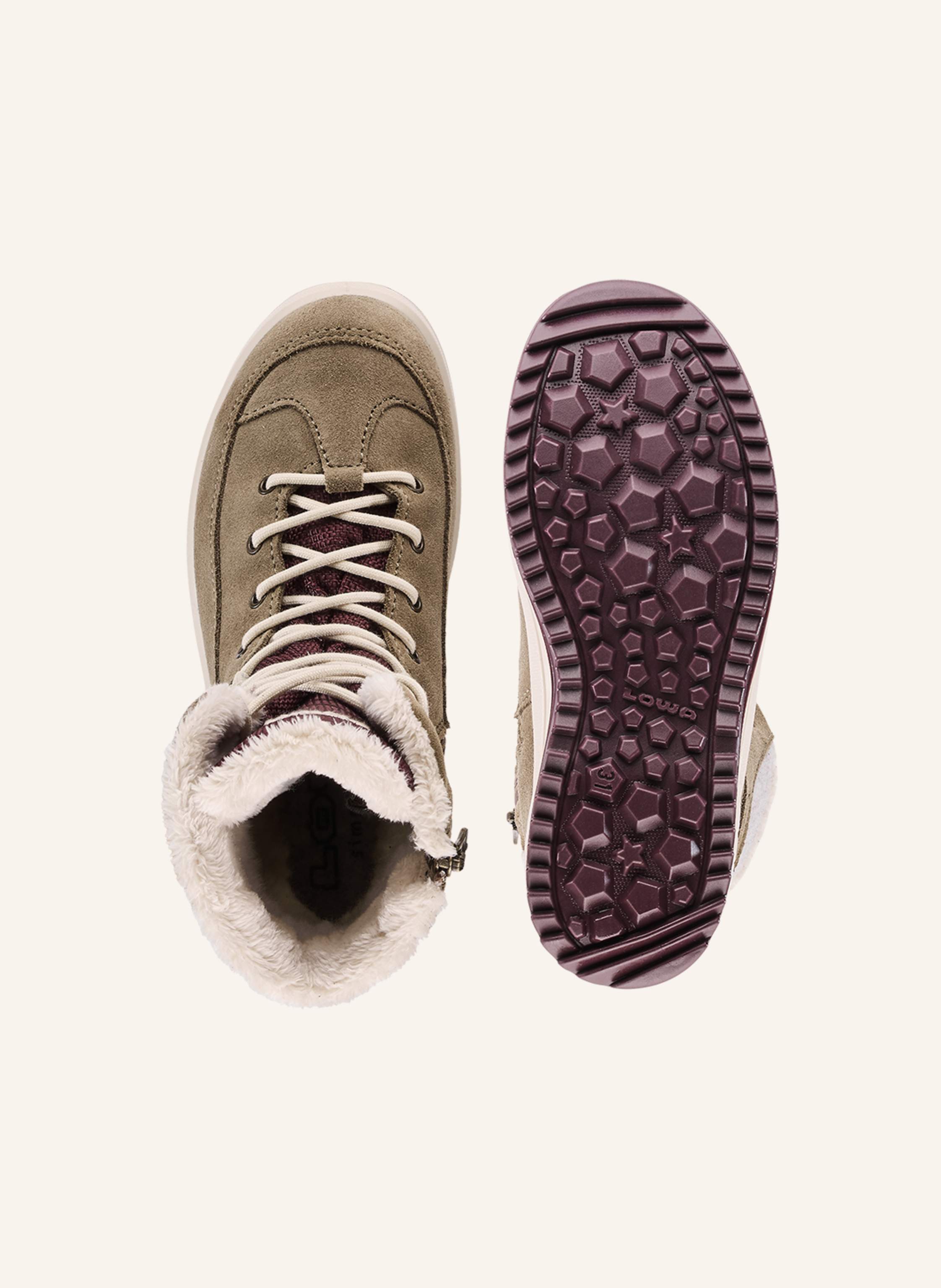 Thumbnail - Lowa Outdoor-Schuhe Bianca Gtx Hi Jr beige