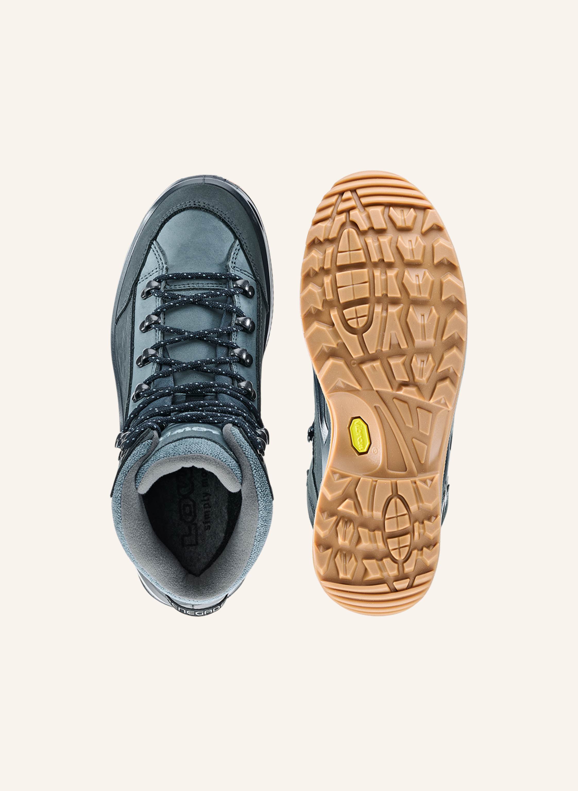 Thumbnail - Lowa Outdoor-Schuhe Renegade Warm Gtx Mid Ws blau