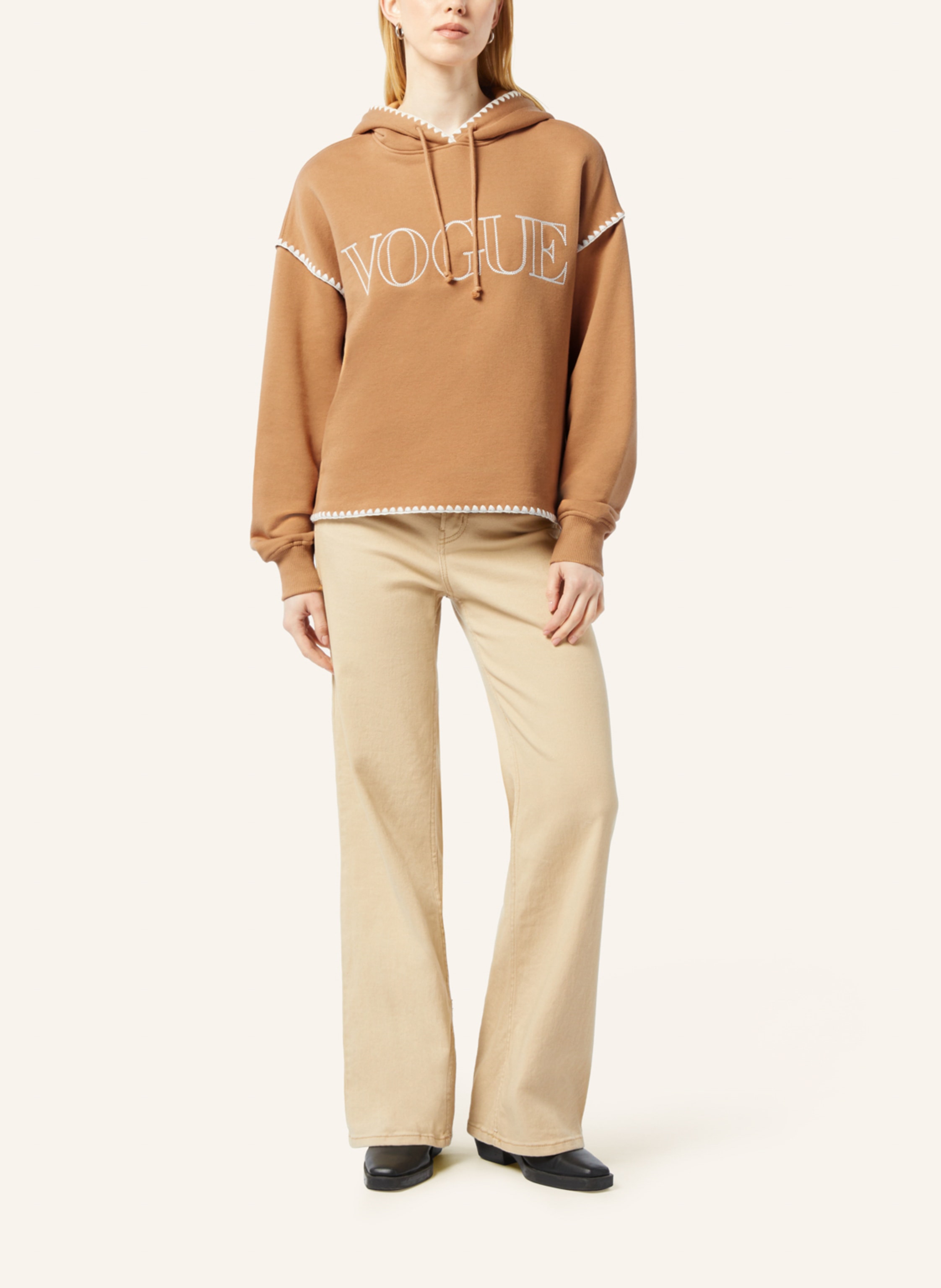 Thumbnail - Vogue Collection Hoodie braun