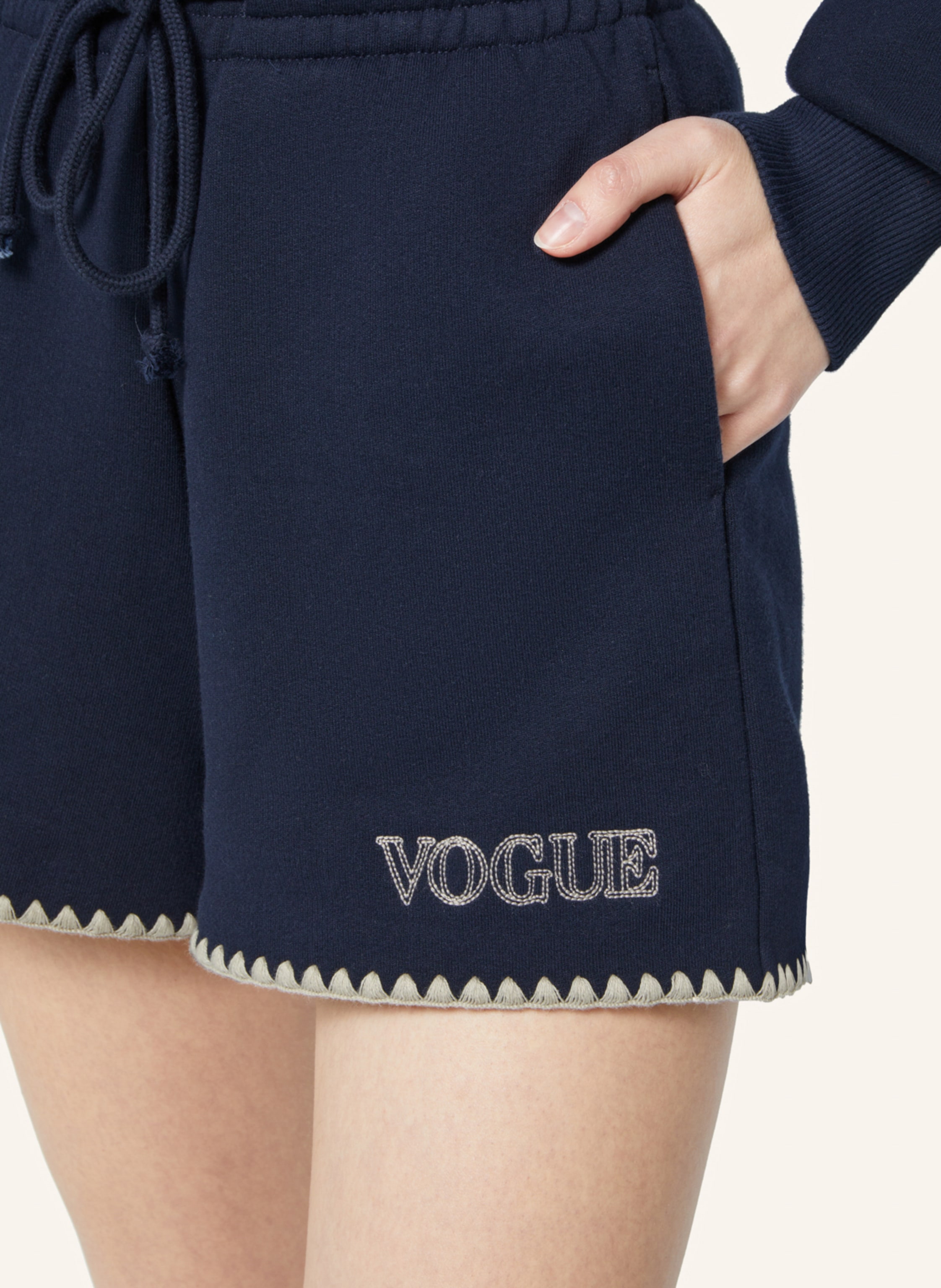 Thumbnail - Vogue Collection Sweatshorts blau