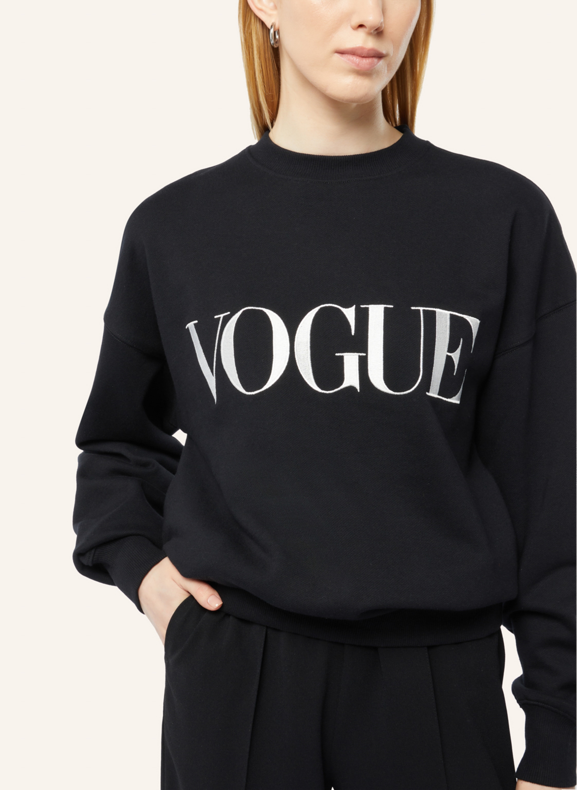 Thumbnail - Vogue Collection Sweatshirt schwarz