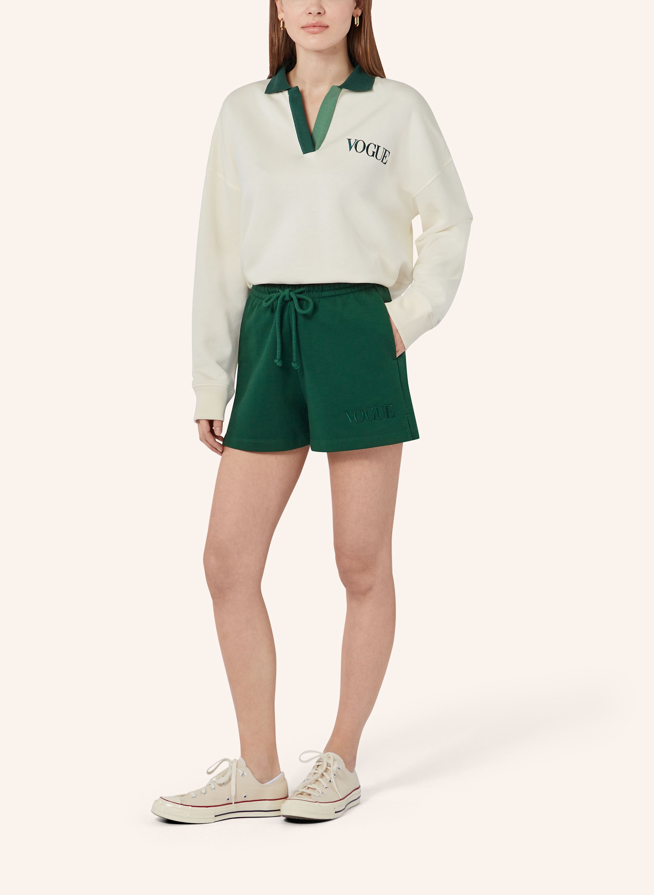 Thumbnail - Vogue Collection Sweatshorts gruen