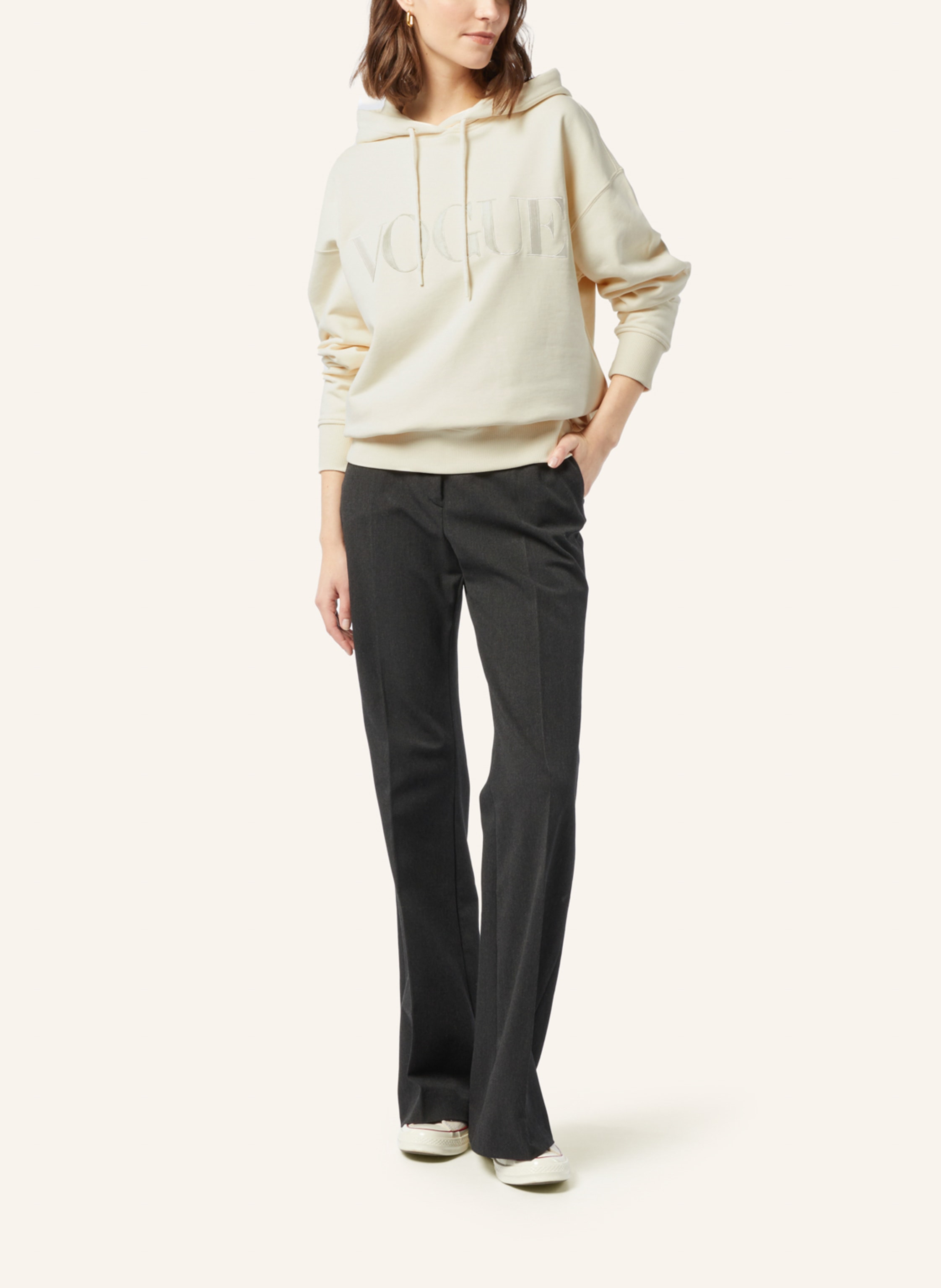 Thumbnail - Vogue Collection Hoodie beige