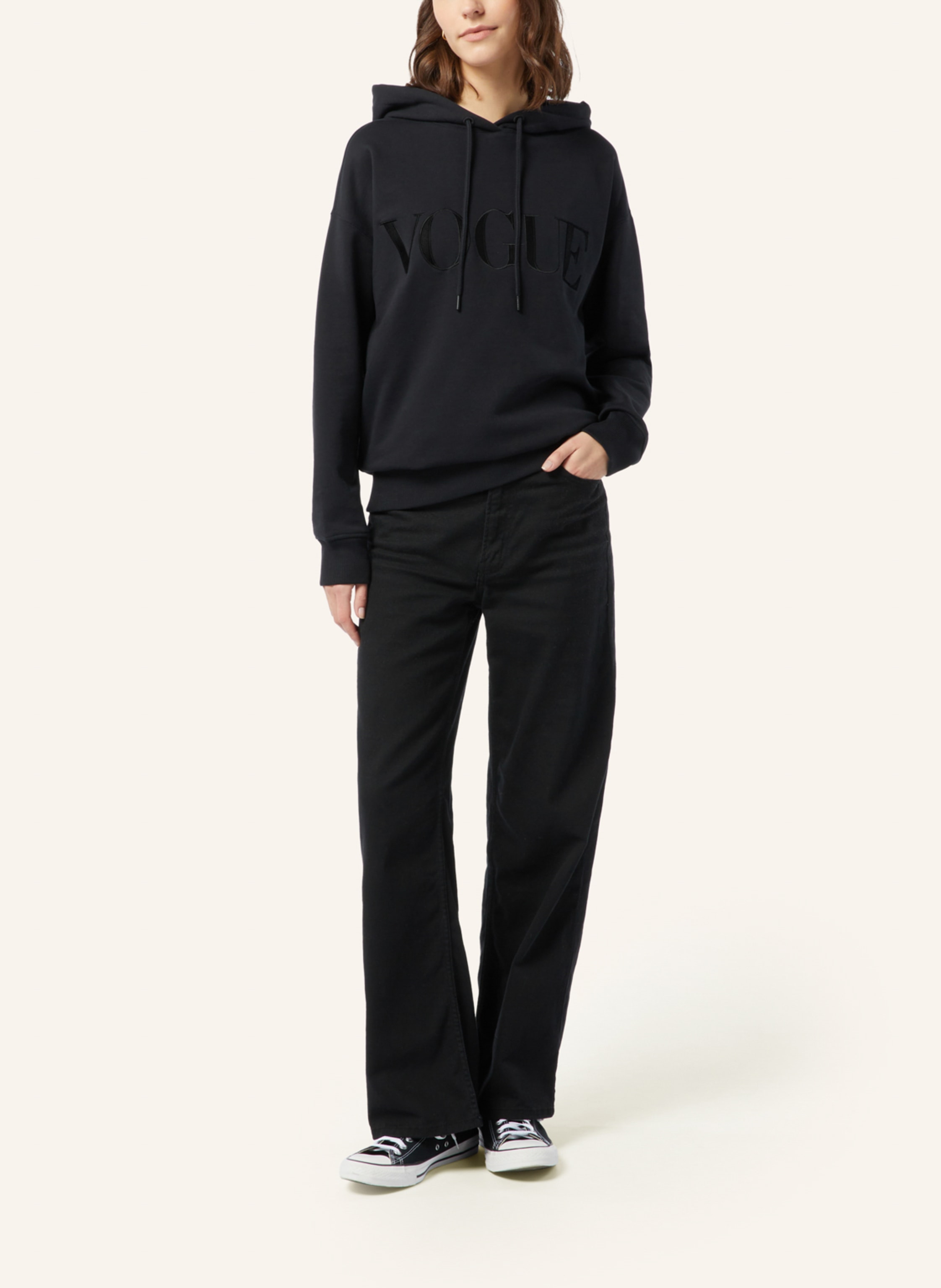 Thumbnail - Vogue Collection Hoodie schwarz