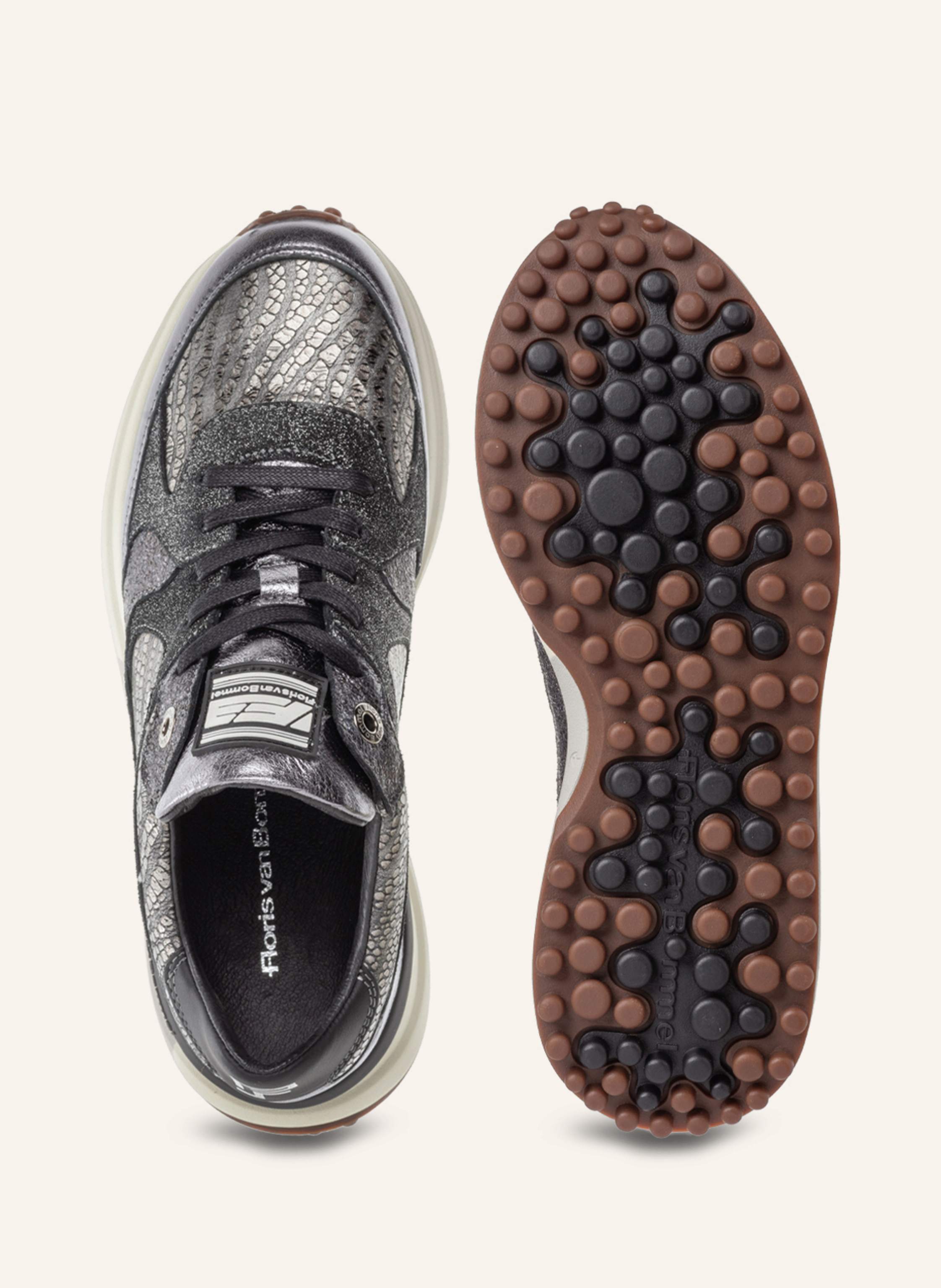 Thumbnail - Floris Van Bommel Sneaker Noppi 34 silber