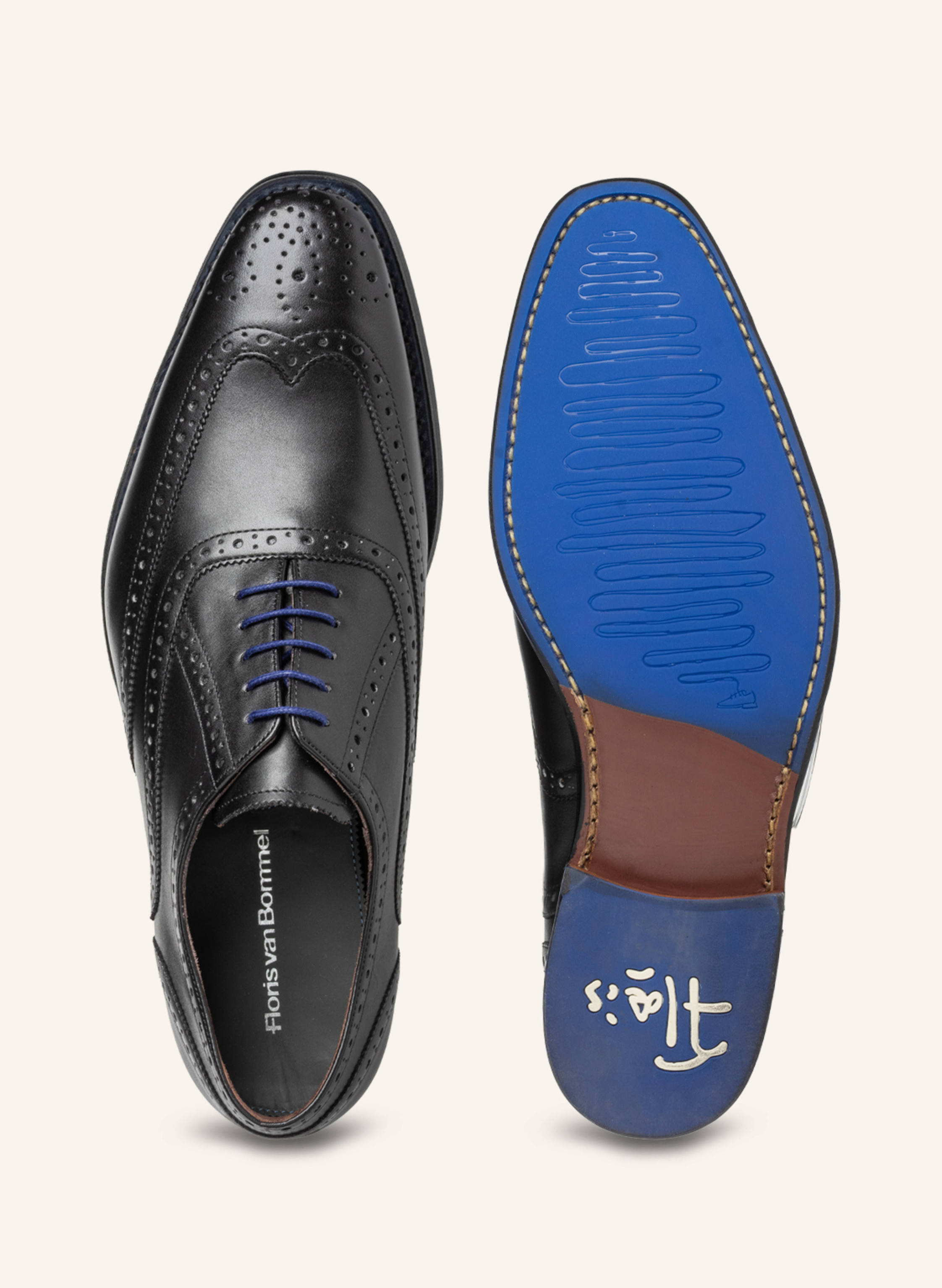 Thumbnail - Floris Van Bommel Schnürer De Loper 04 schwarz