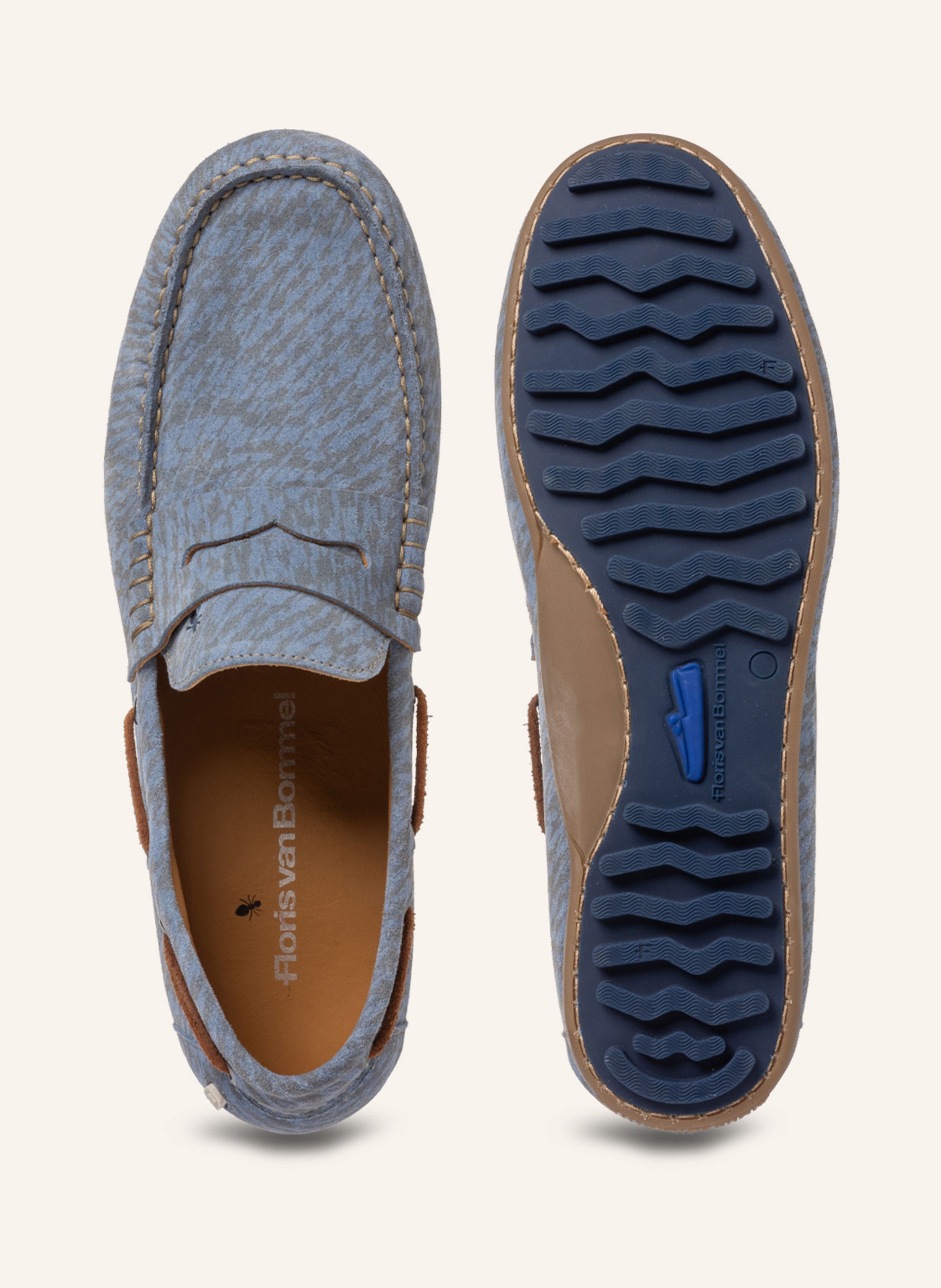 Thumbnail - Floris Van Bommel Mokassins De Drijver 02 blau