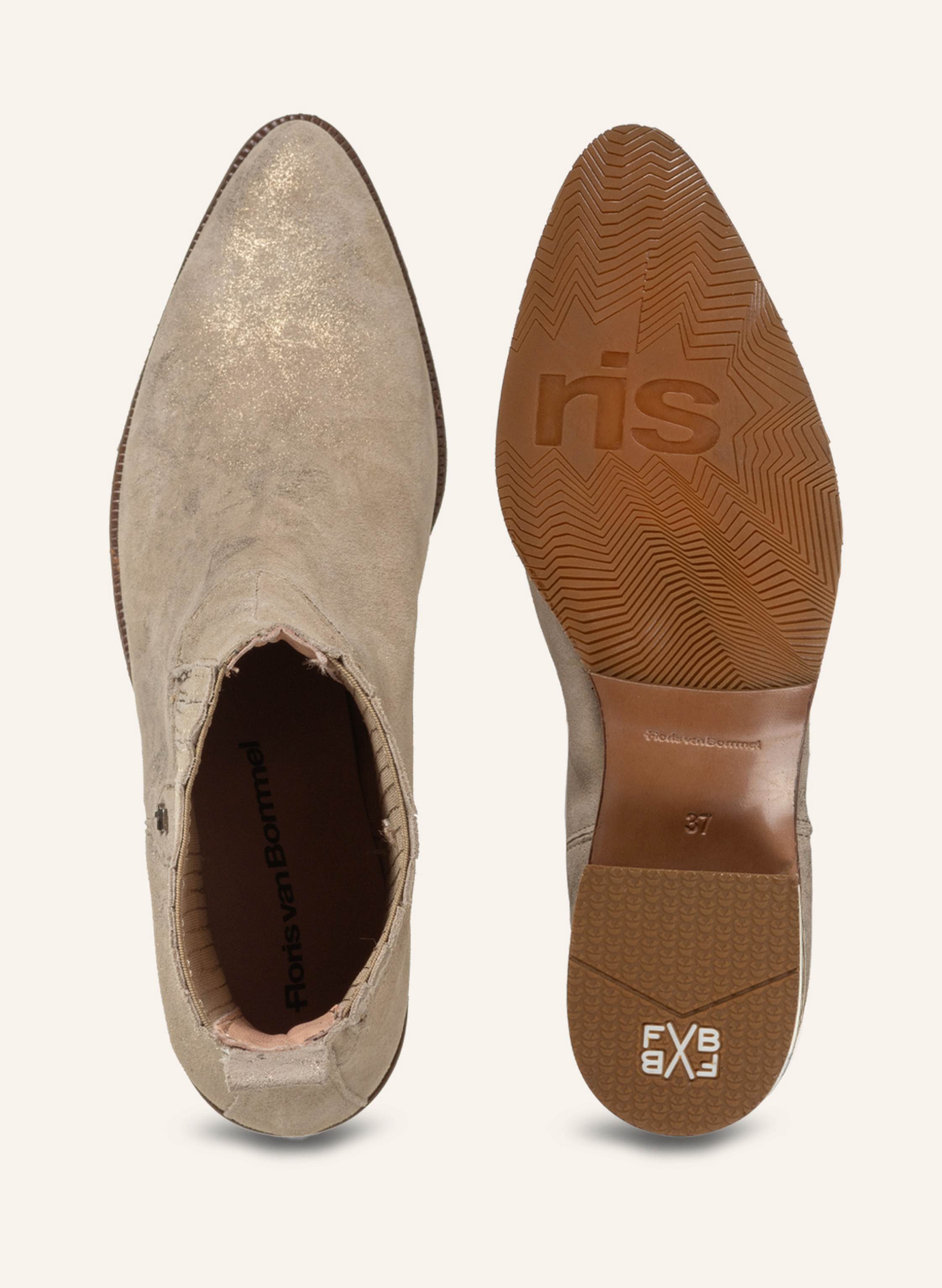 Thumbnail - Floris Van Bommel Stiefelette Evi 01 gold