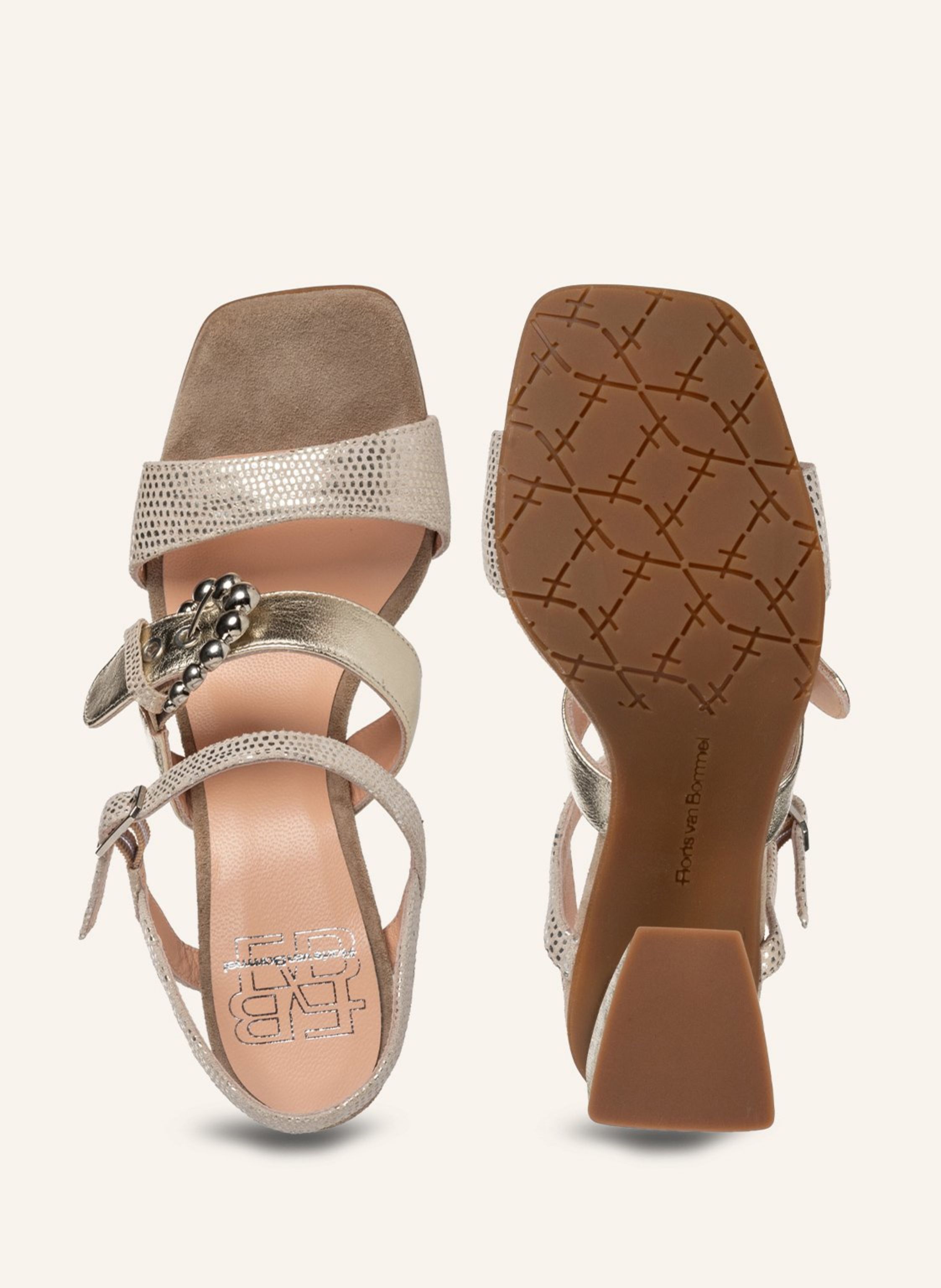 Thumbnail - Floris Van Bommel Sandaletten Tahli 01 gold