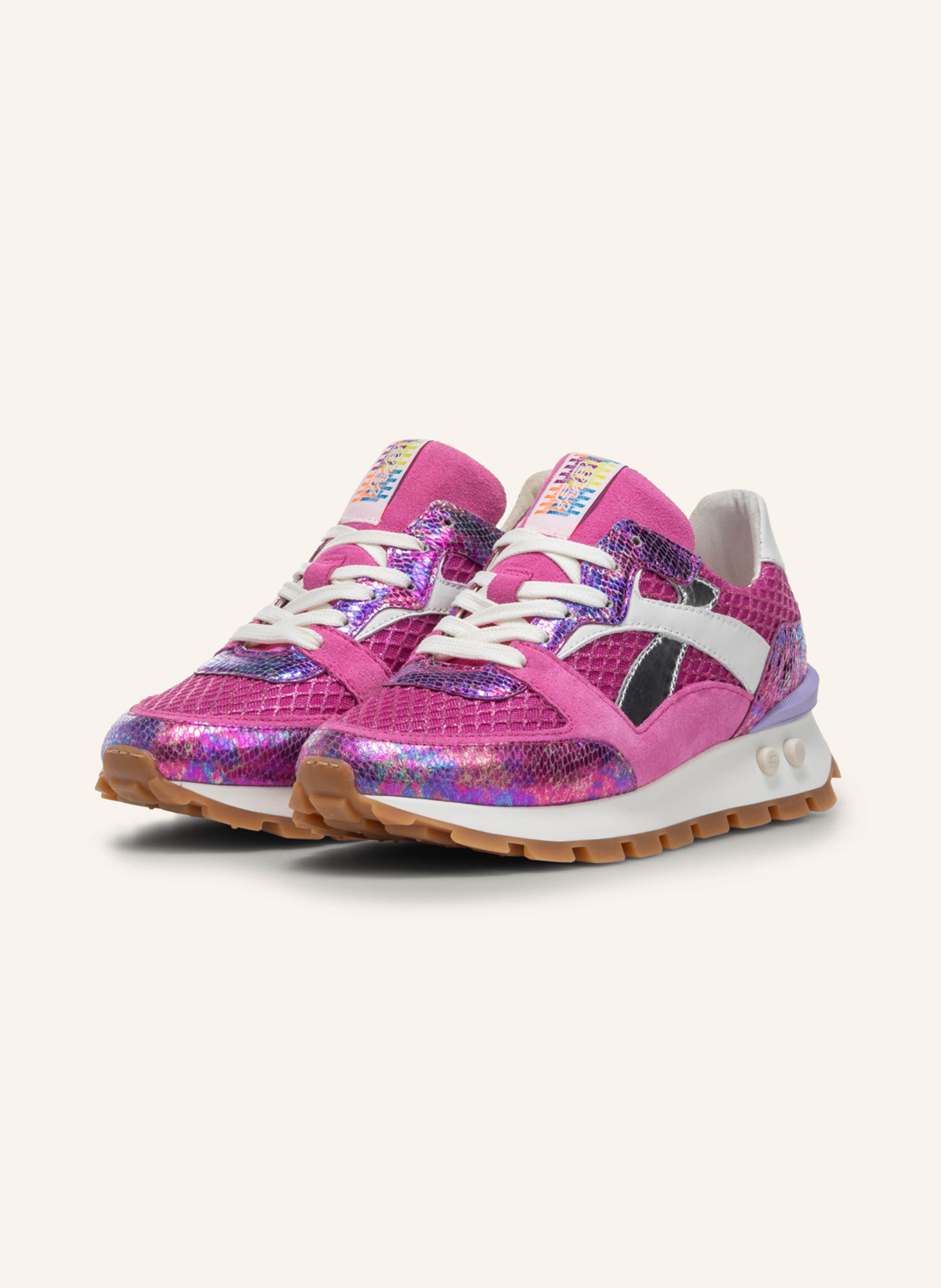 Floris Van Bommel Sneaker Blokki 07 rosa
