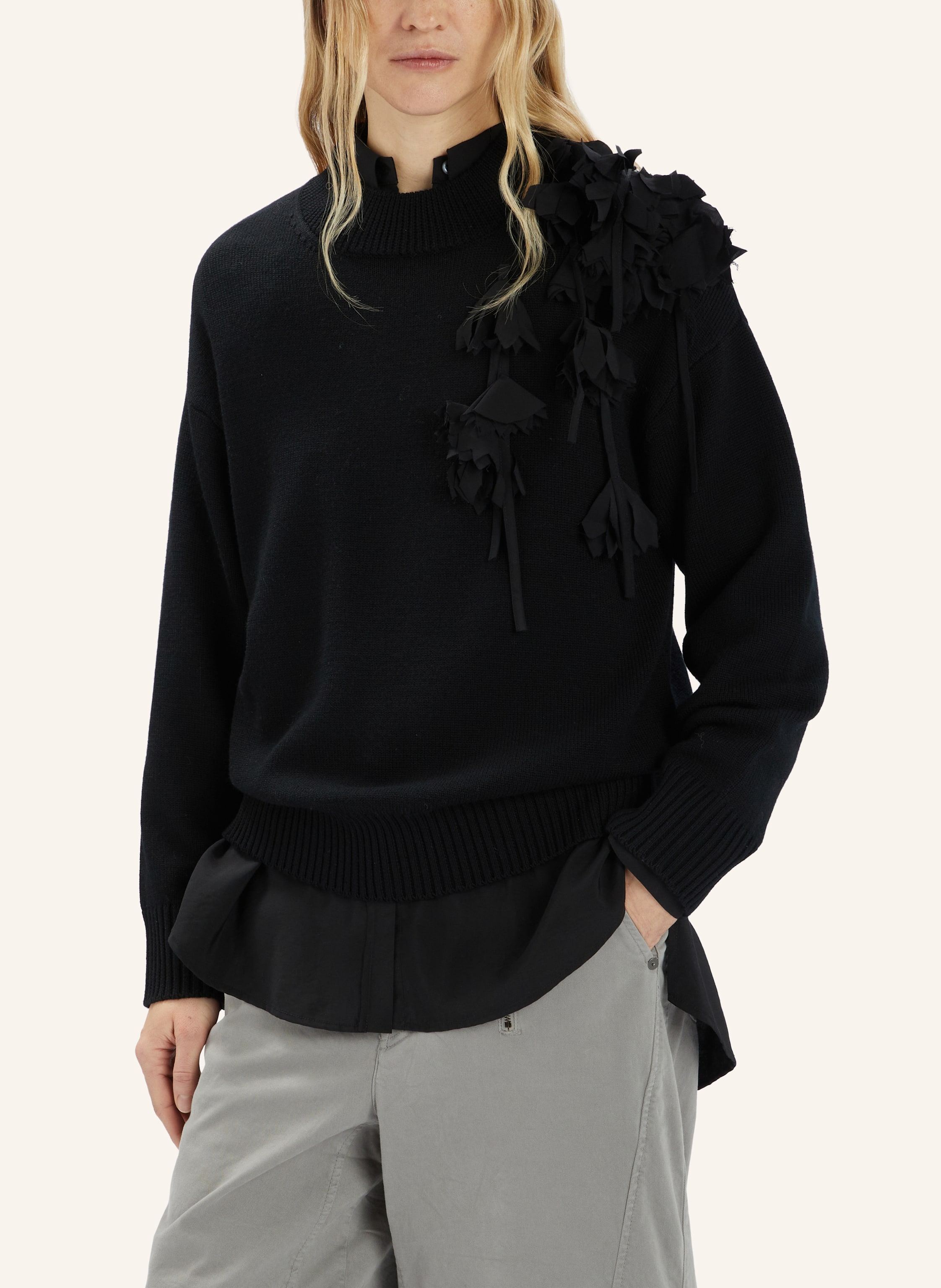 Thumbnail - High Pullover Never-End schwarz