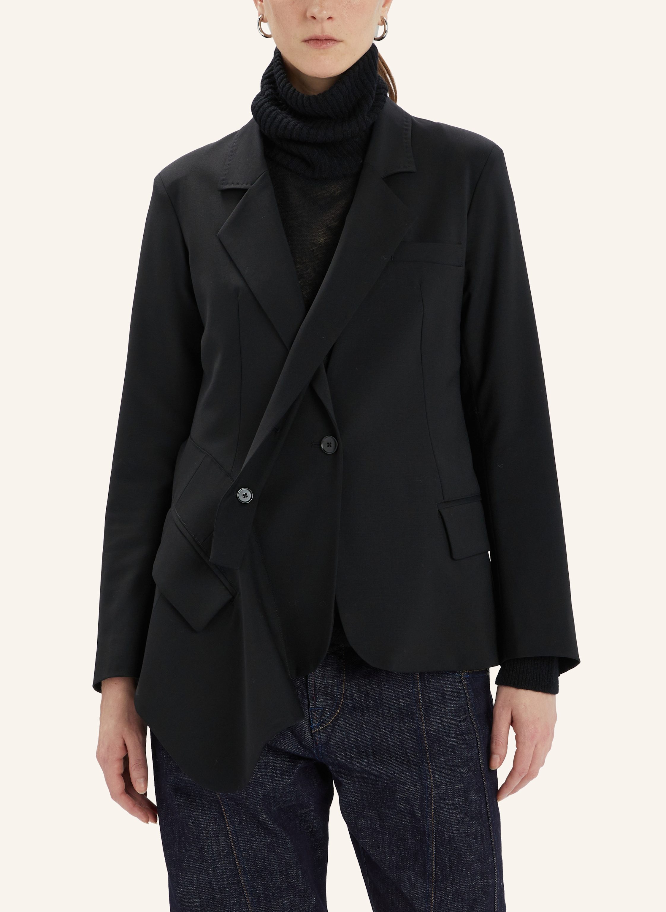 Thumbnail - High Blazer Bachchat schwarz