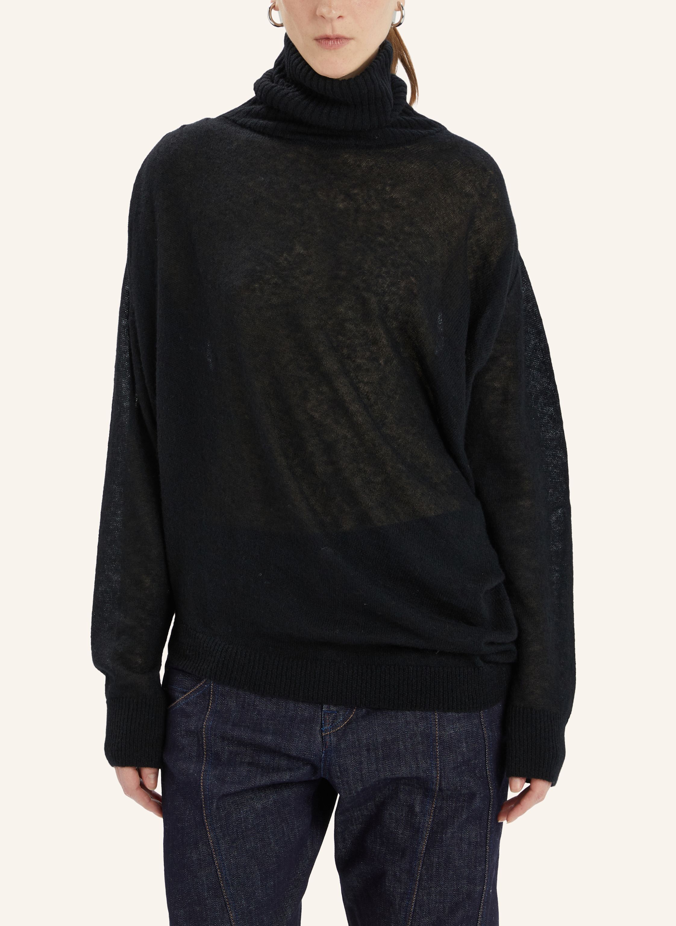 Thumbnail - High Rollkragenpullover Circlet schwarz