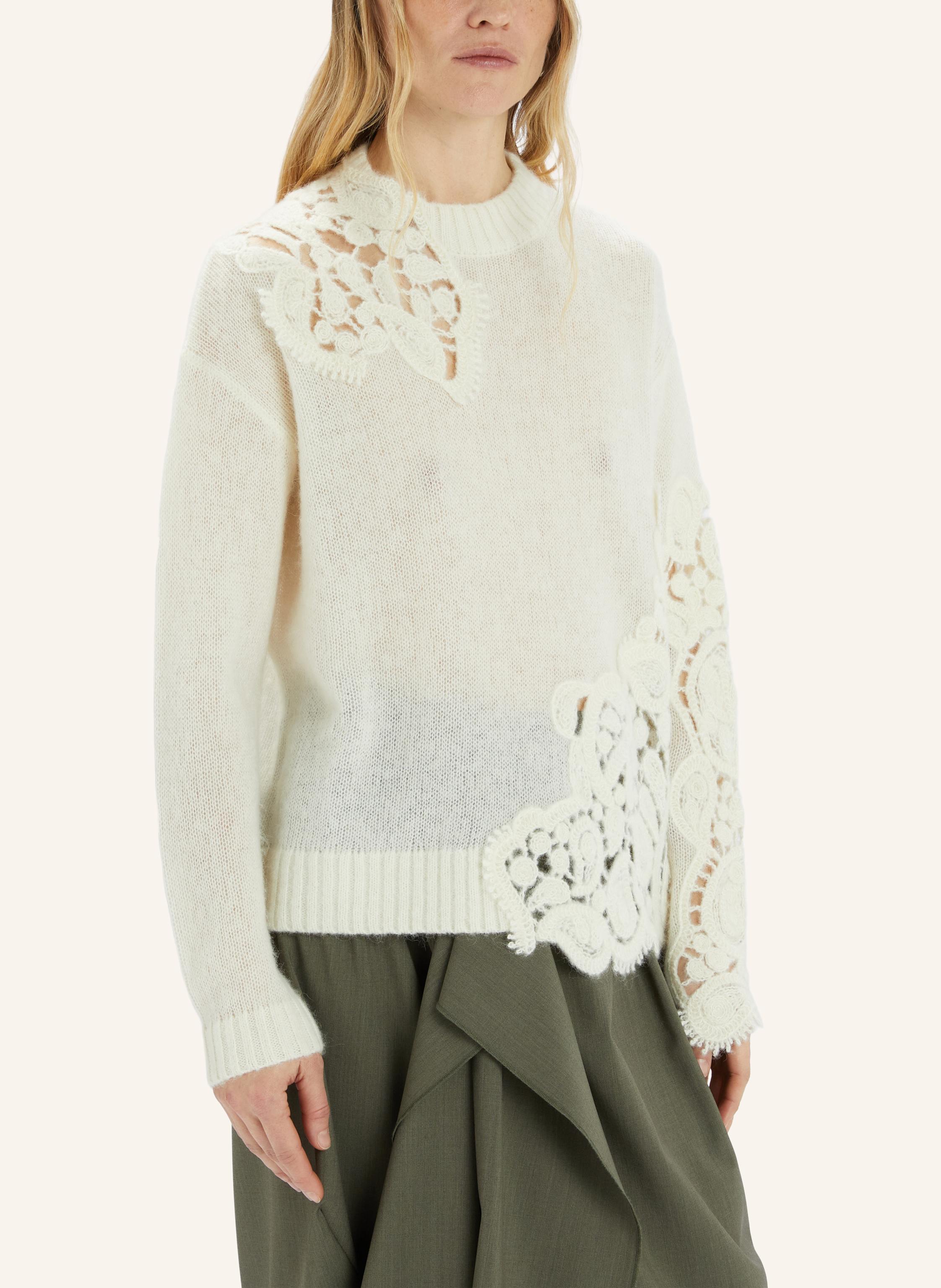 Thumbnail - High Pullover Springt weiss