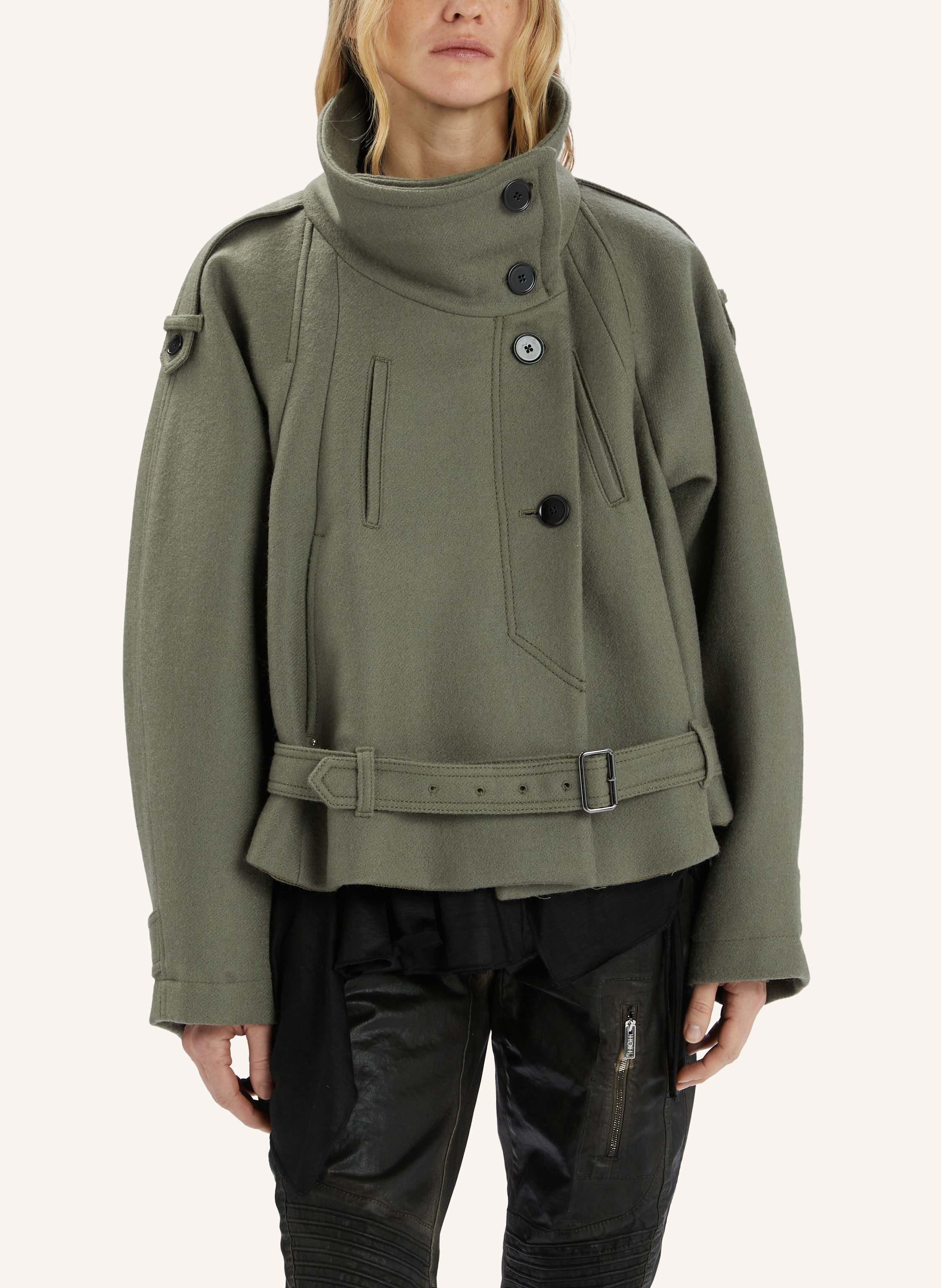 Thumbnail - High Wolljacke Winona gruen