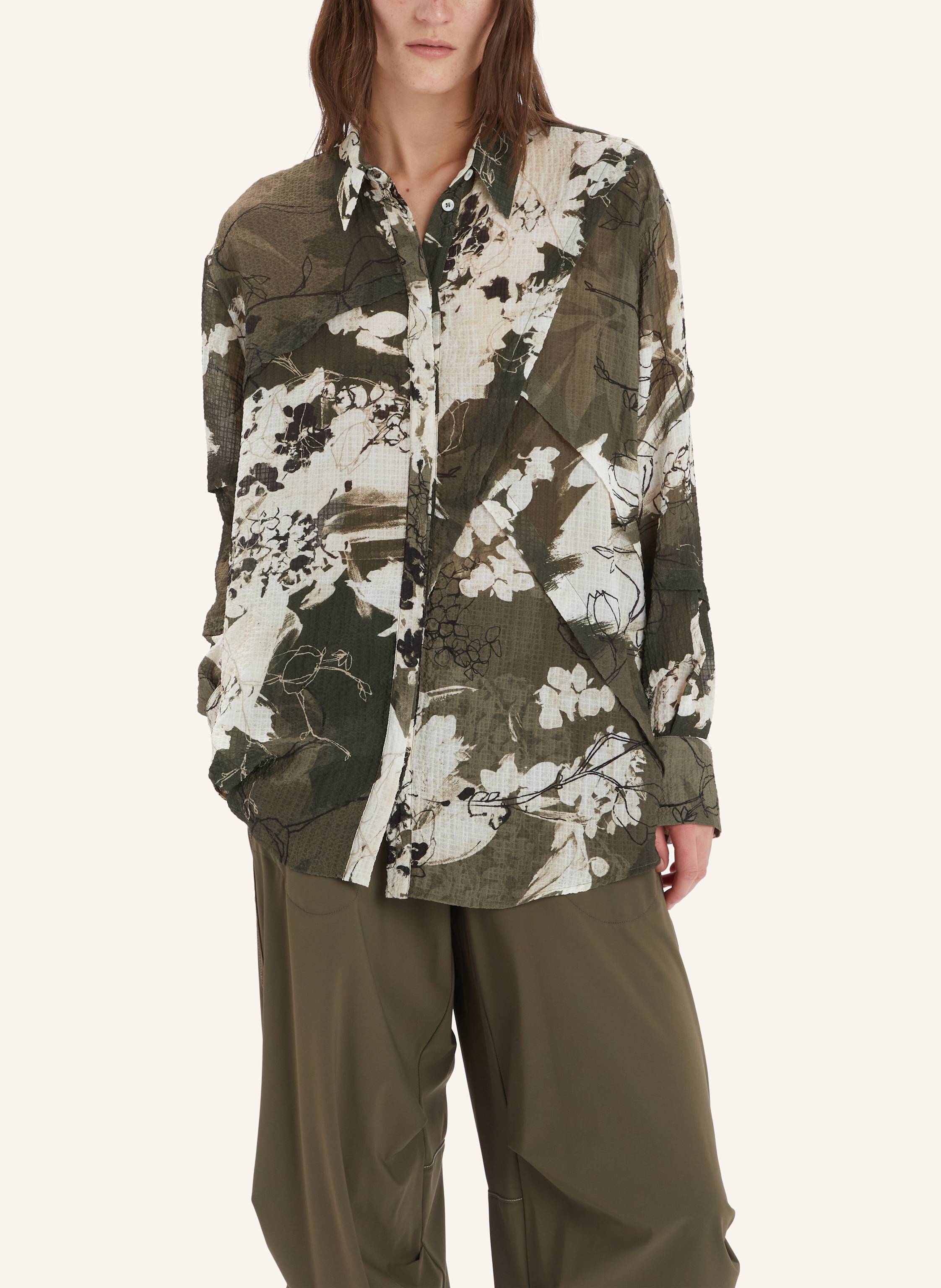 Thumbnail - High Hemdbluse Warrant beige