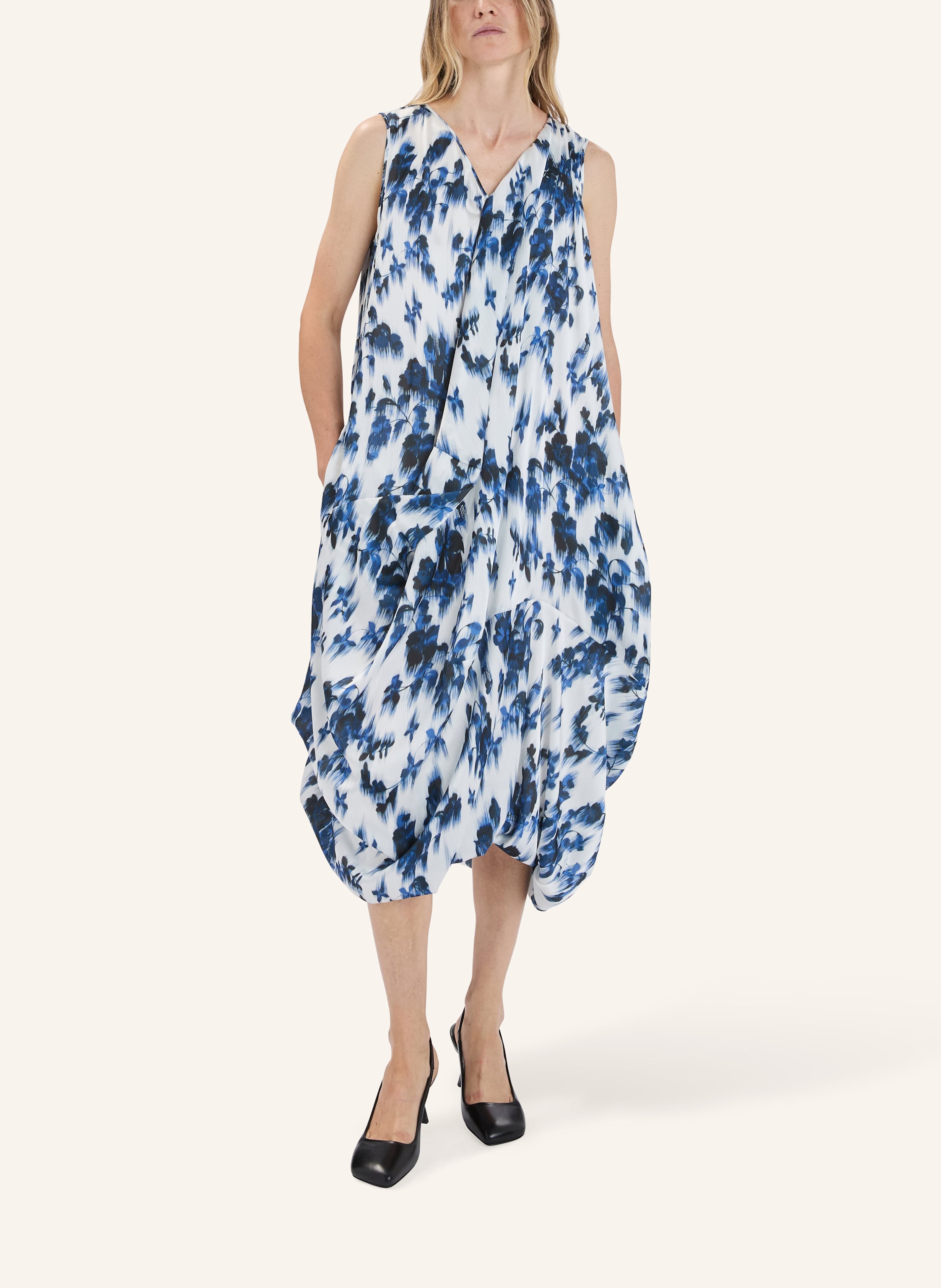 Thumbnail - High Ballon-Kleid Spar blau