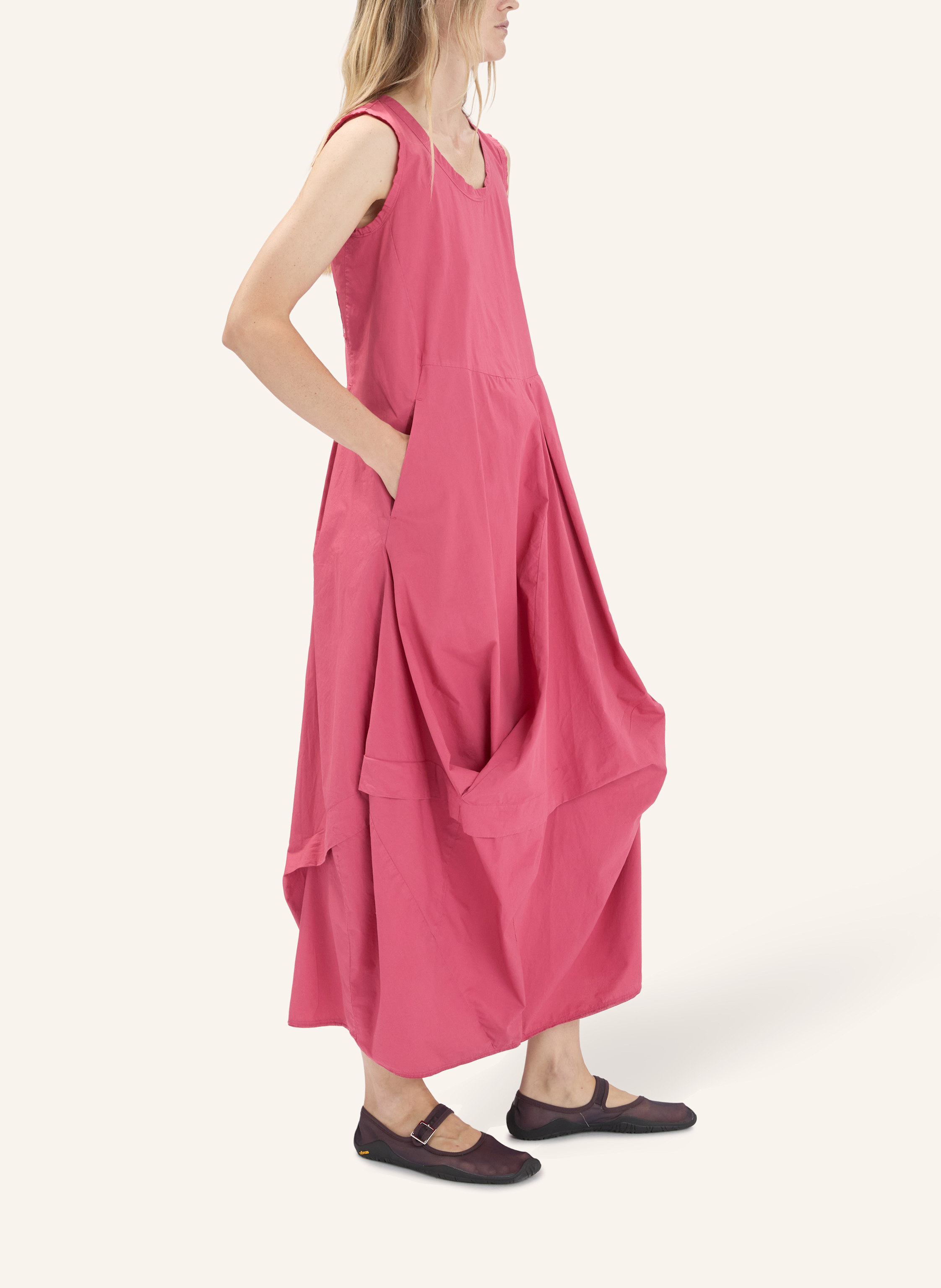 Thumbnail - High Ballonkleid Inlay rosa