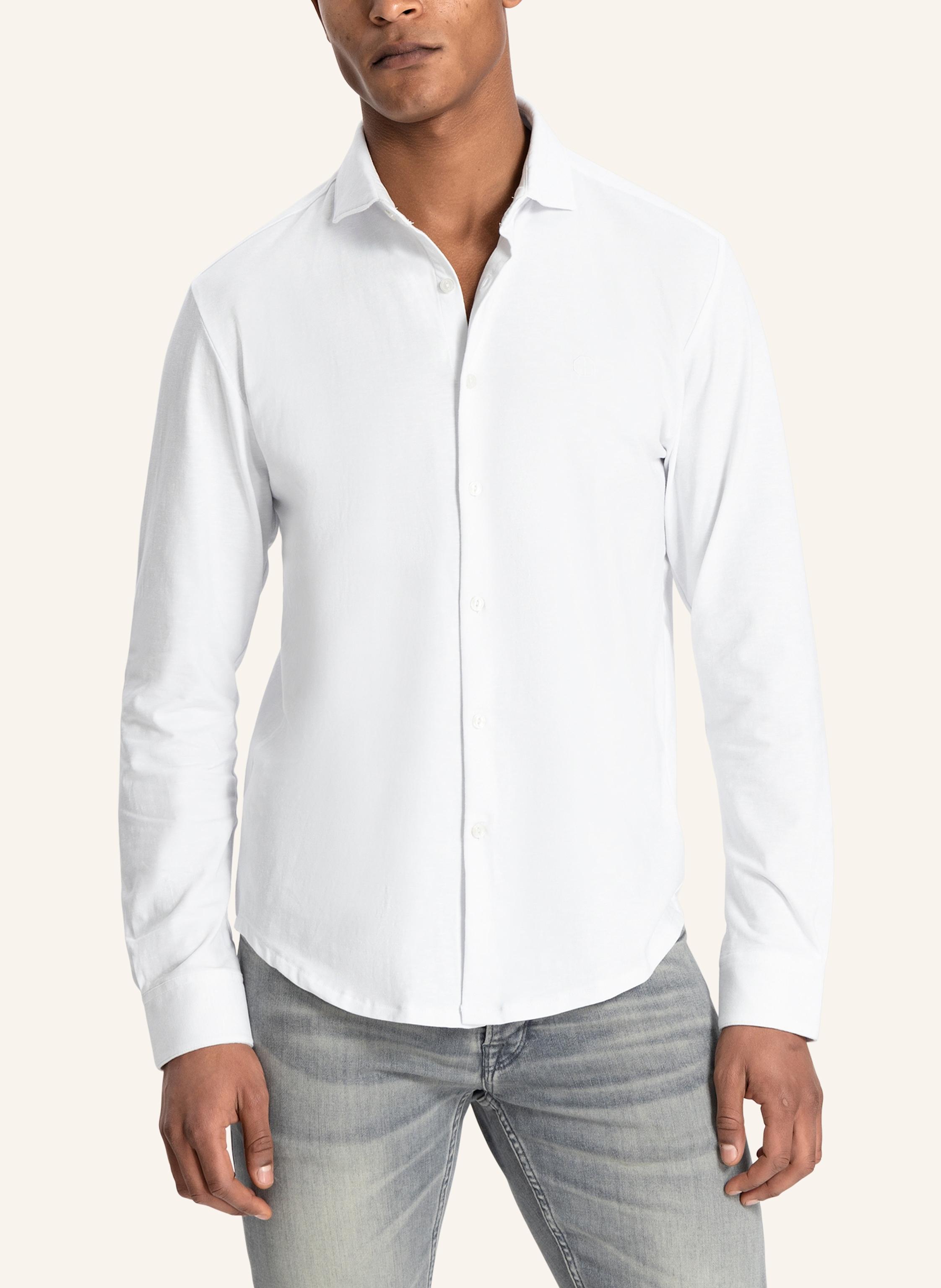 Thumbnail - Dstrezzed Jerseyhemd Bo Slim Fit weiss