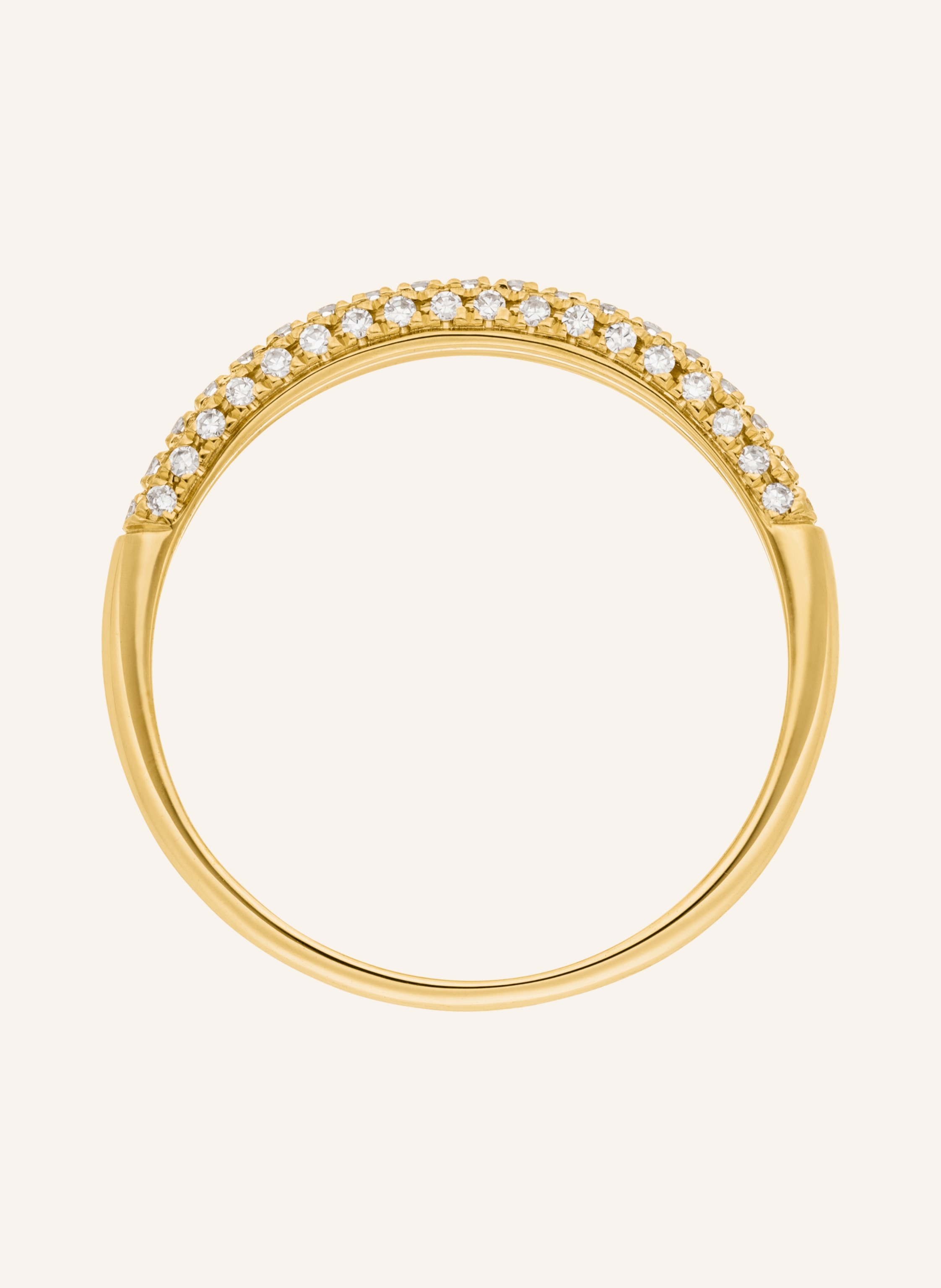 Thumbnail - Leaf Ring Dazzle Mit Diamanten gold