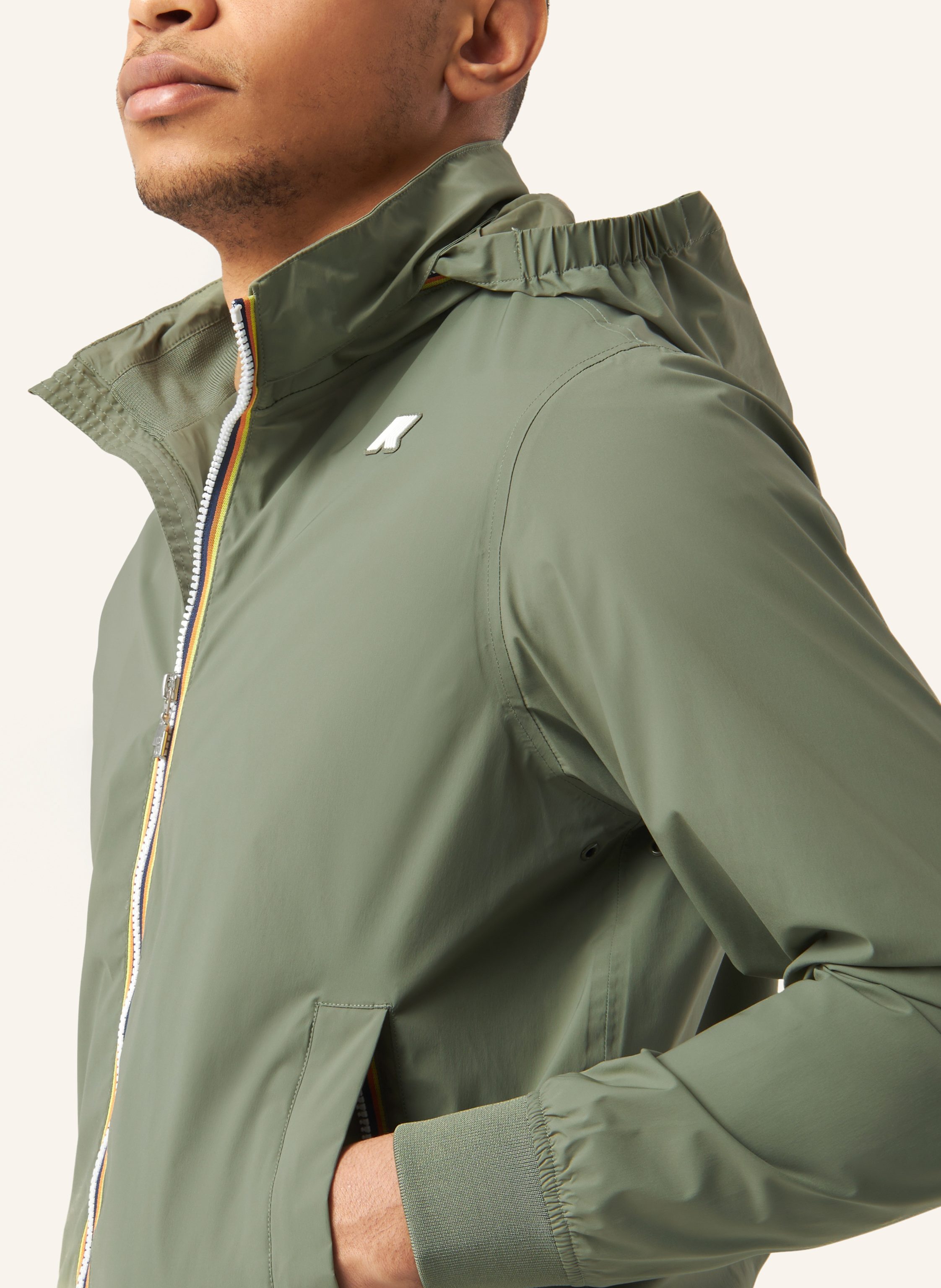 Thumbnail - K-Way Funktionsjacke Amaury Stretch Nylon Jersey gruen