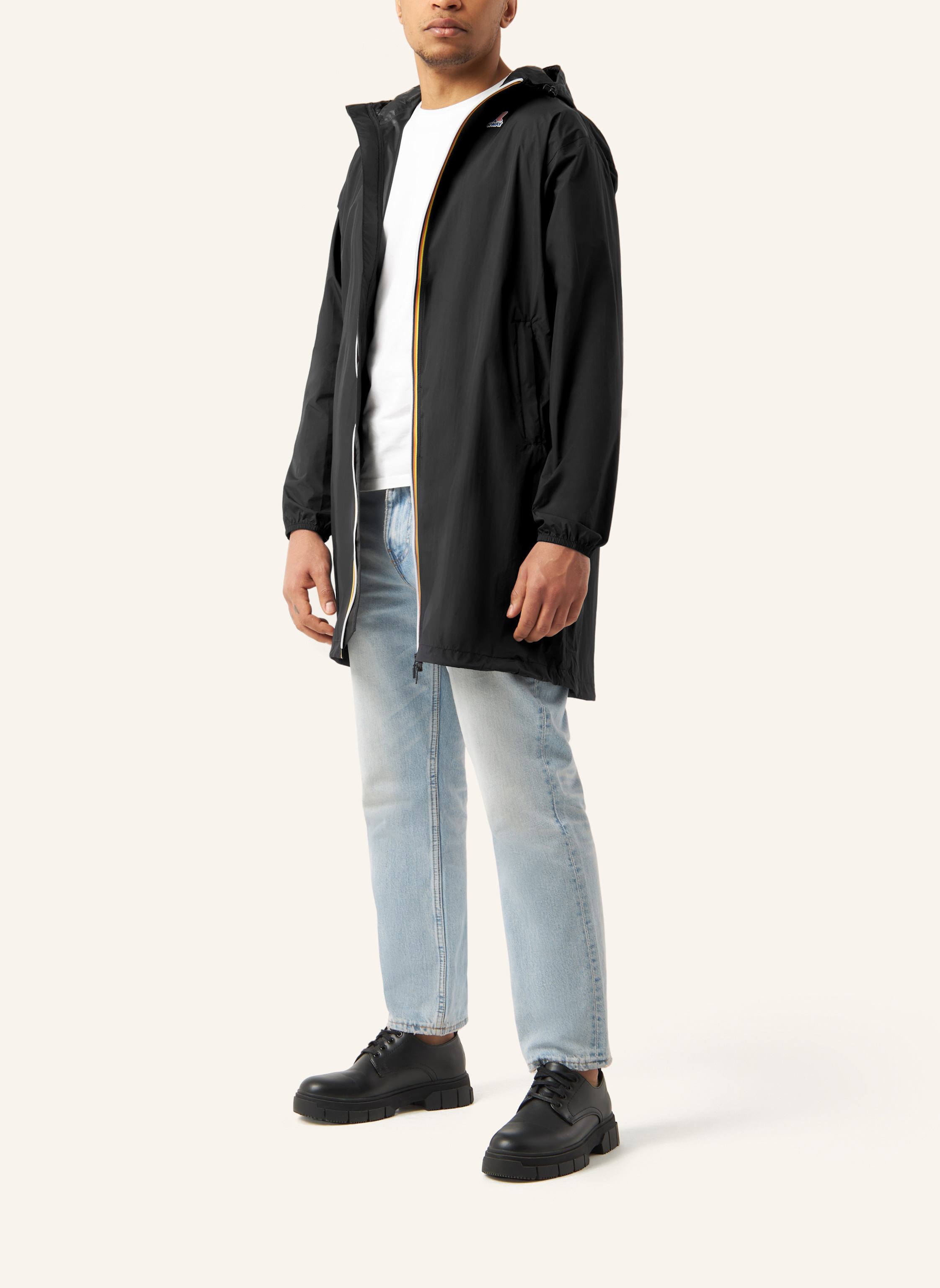 Thumbnail - K-Way Regenmantel Le Vrai 4.0 Eiffel East schwarz