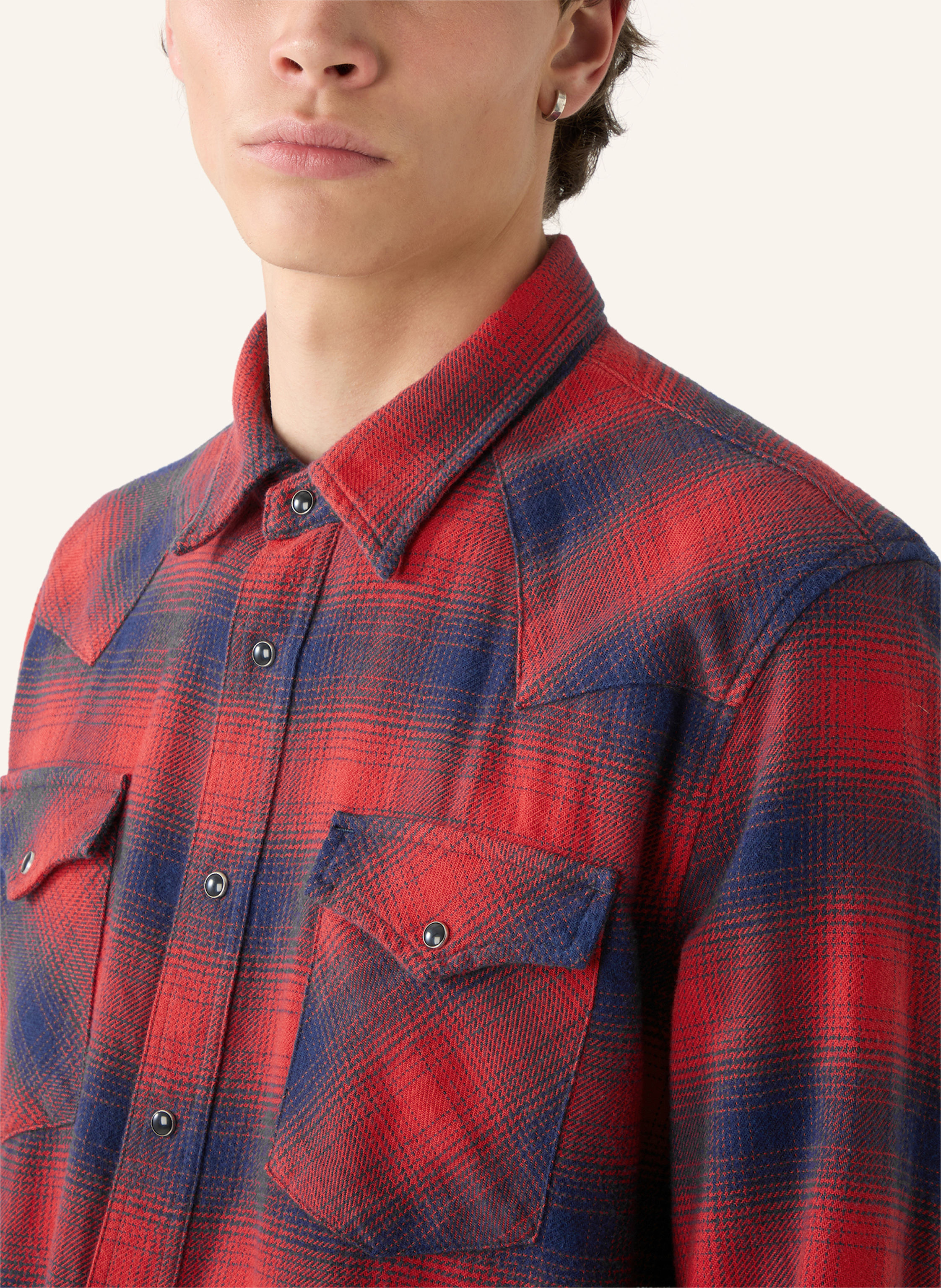 Thumbnail - The.Nim Standard Hemd Western Shirt rot
