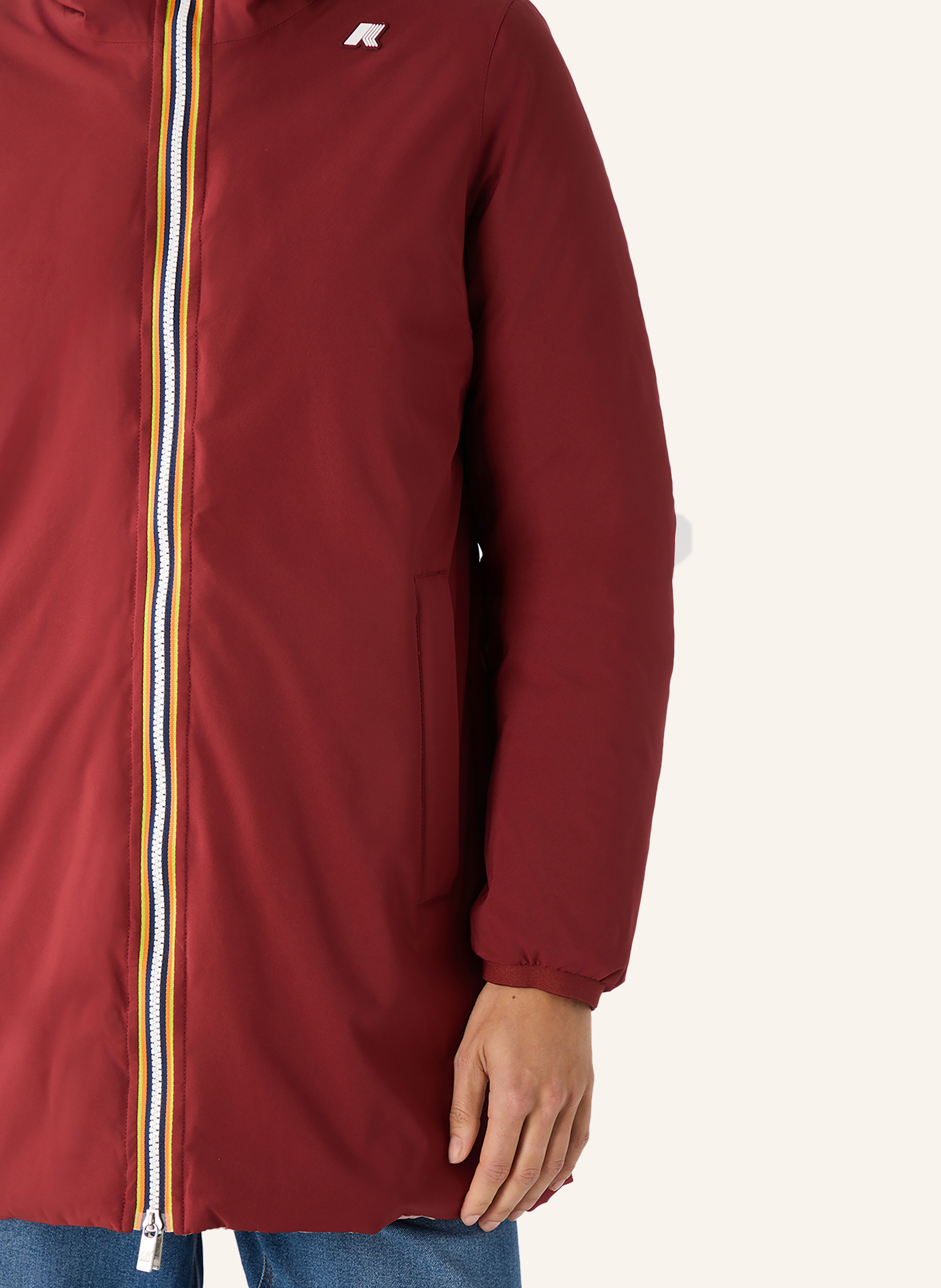 Thumbnail - K-Way Winterjacke Sophie St Thermo Double Zum Wenden rot