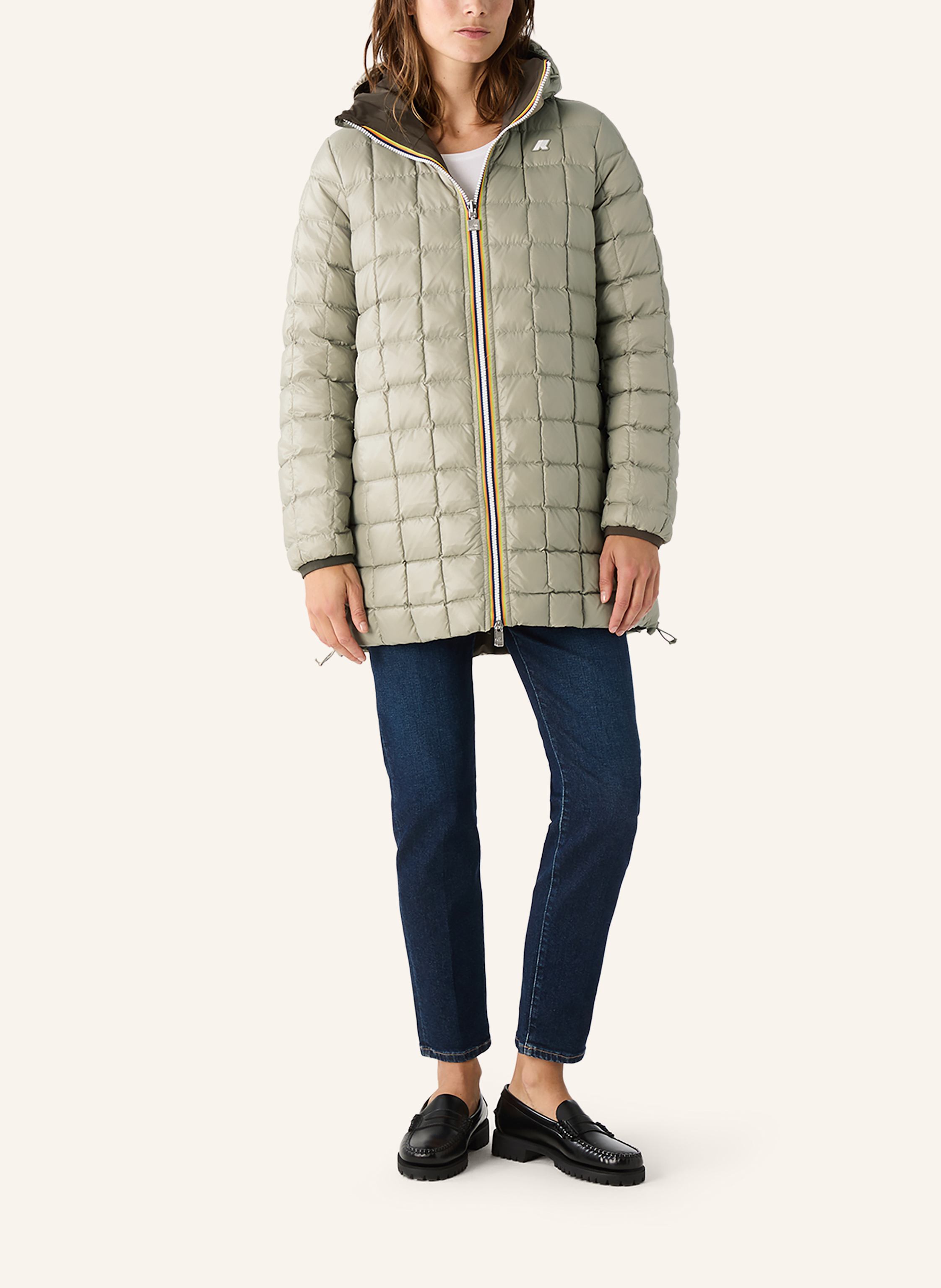 Thumbnail - K-Way Winterjacke Sophie St Thermo Double Zum Wenden gruen