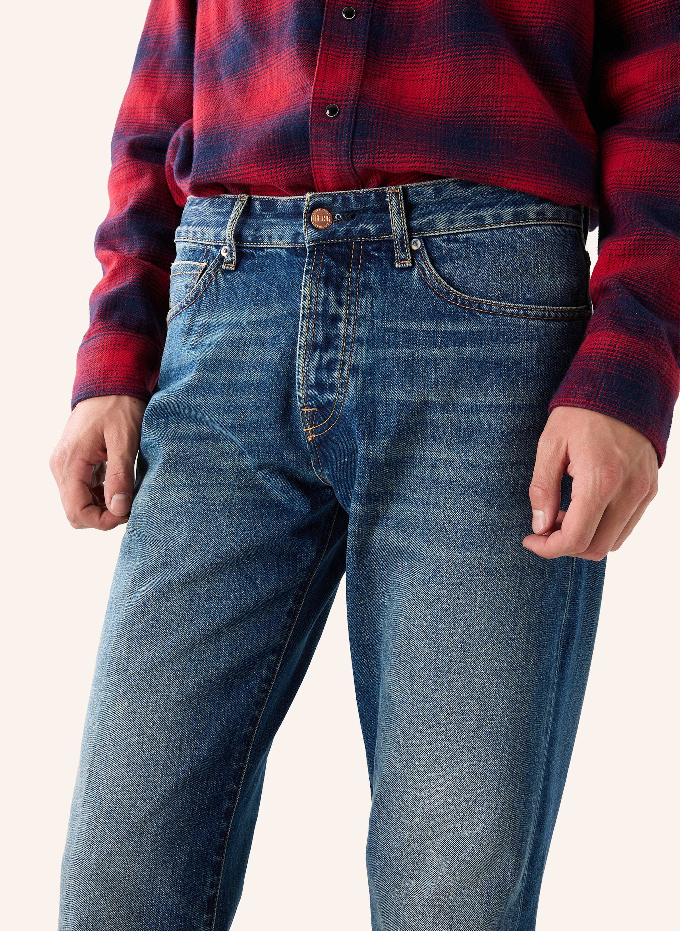 Thumbnail - The.Nim Standard Jeans Reed Jeans 13oz blau