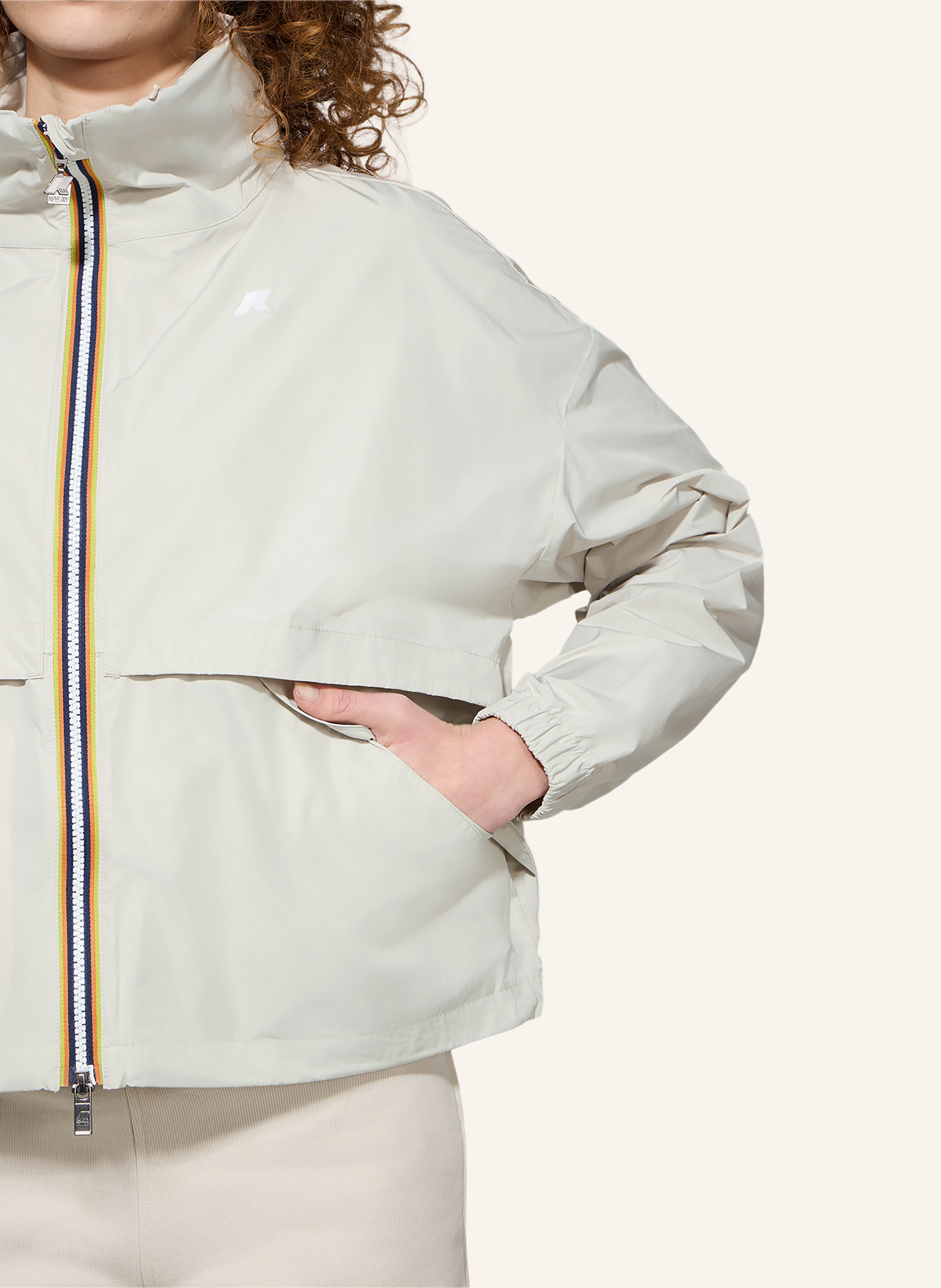 Thumbnail - K-Way Funktionsjacke Aubette Memory Touch beige