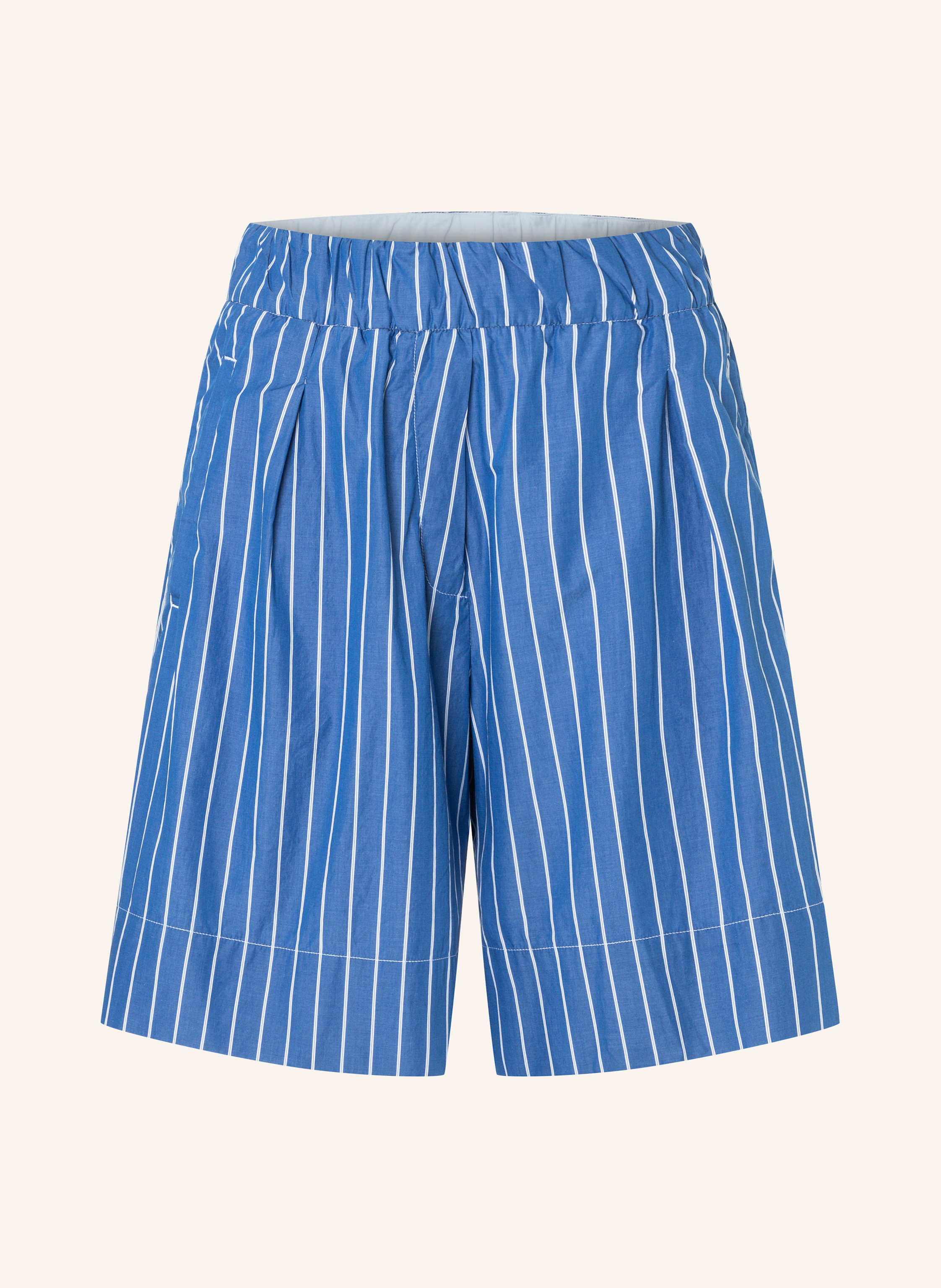 The.Nim Standard Short Woman Elastic Band Shorts blau