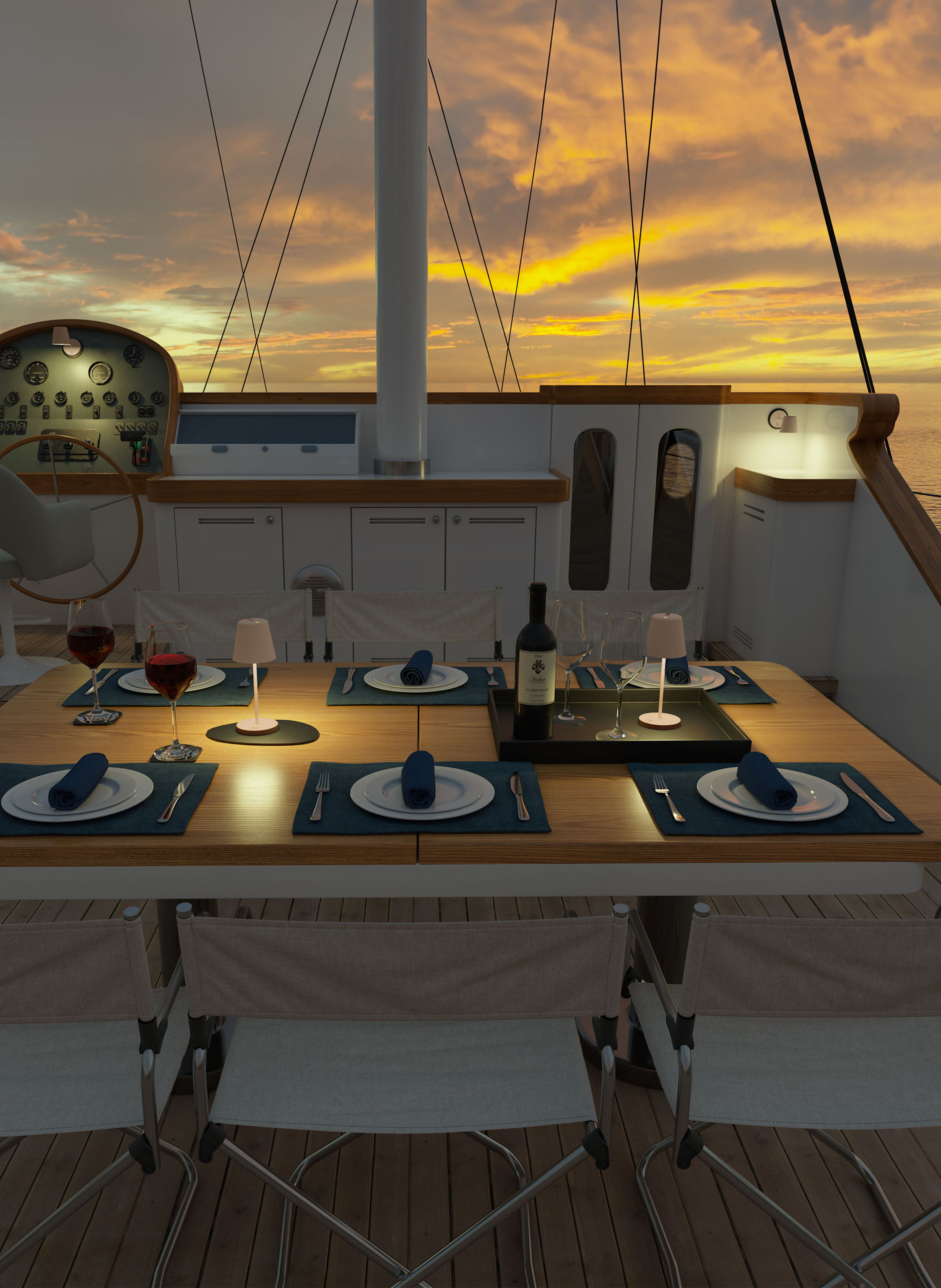 Thumbnail - Silwy Leuchte Portofino beige