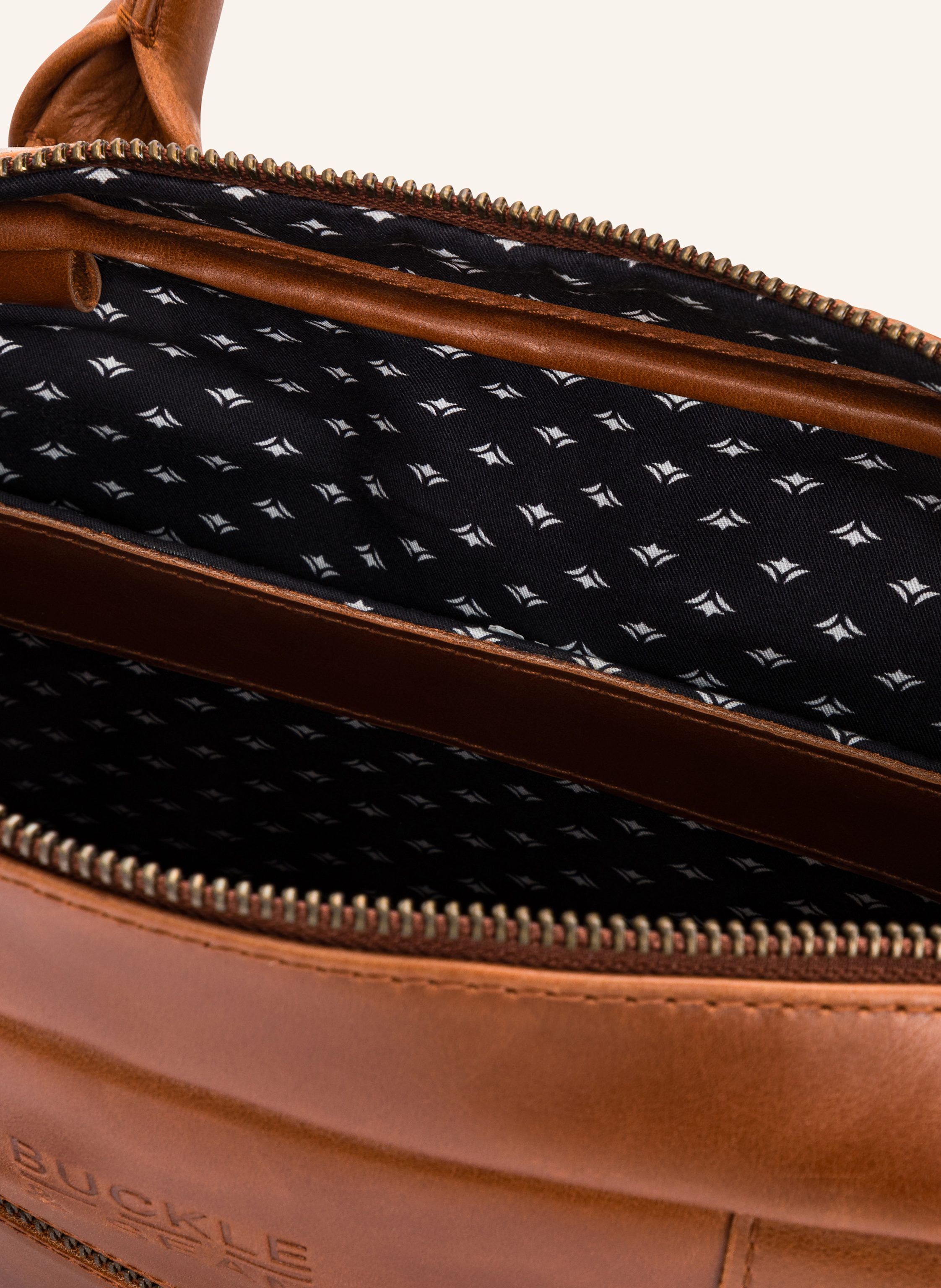 Thumbnail - Buckle & Seam Business-Tasche Everett braun