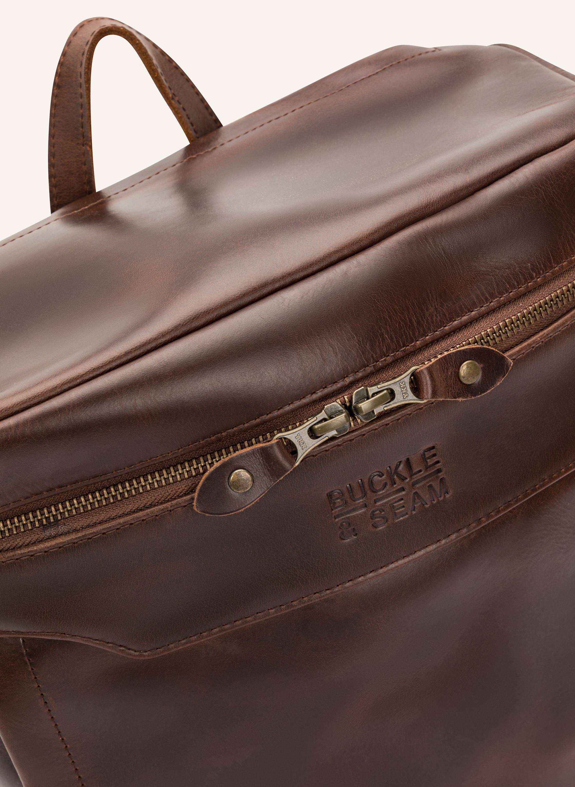 Thumbnail - Buckle & Seam Rucksack Siwa Mit Laptop-Fach braun